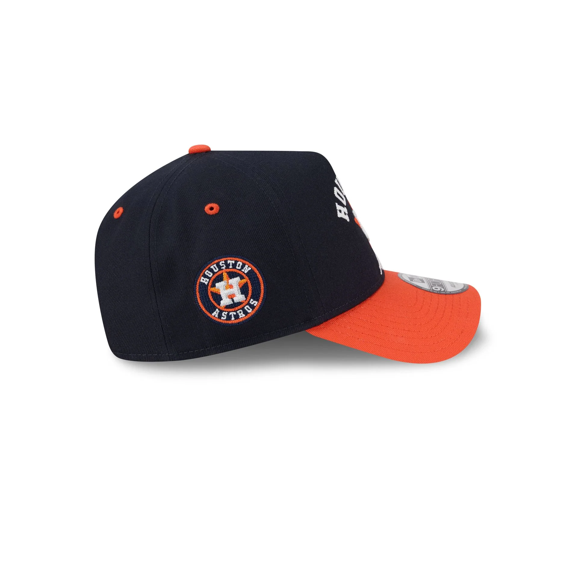 Houston Astros Arched 9FORTY A-Frame Snapback Hat - Image 4