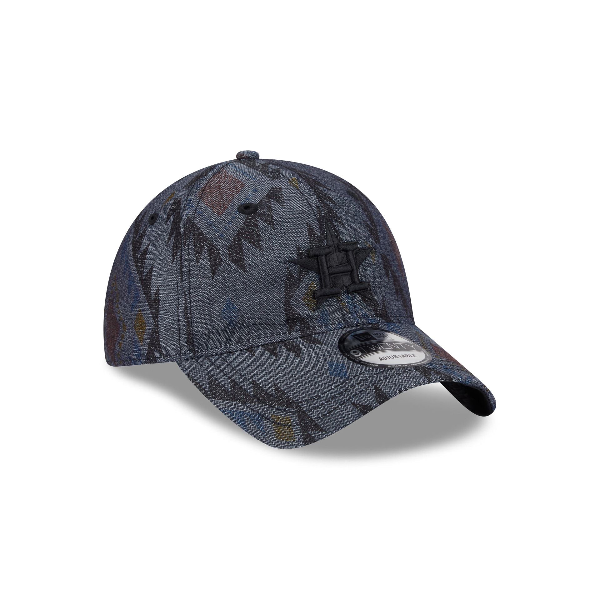Houston Astros Aztec Pattern 9TWENTY Adjustable Hat - Image 3