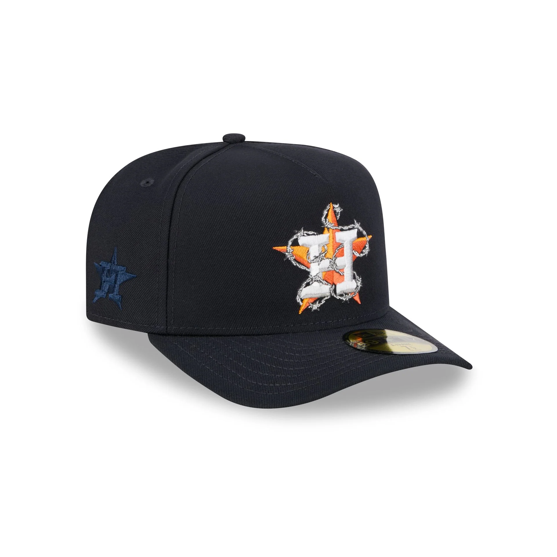 Houston Astros Barbed Wire 59FIFTY A-Frame Fitted Hat - Image 3