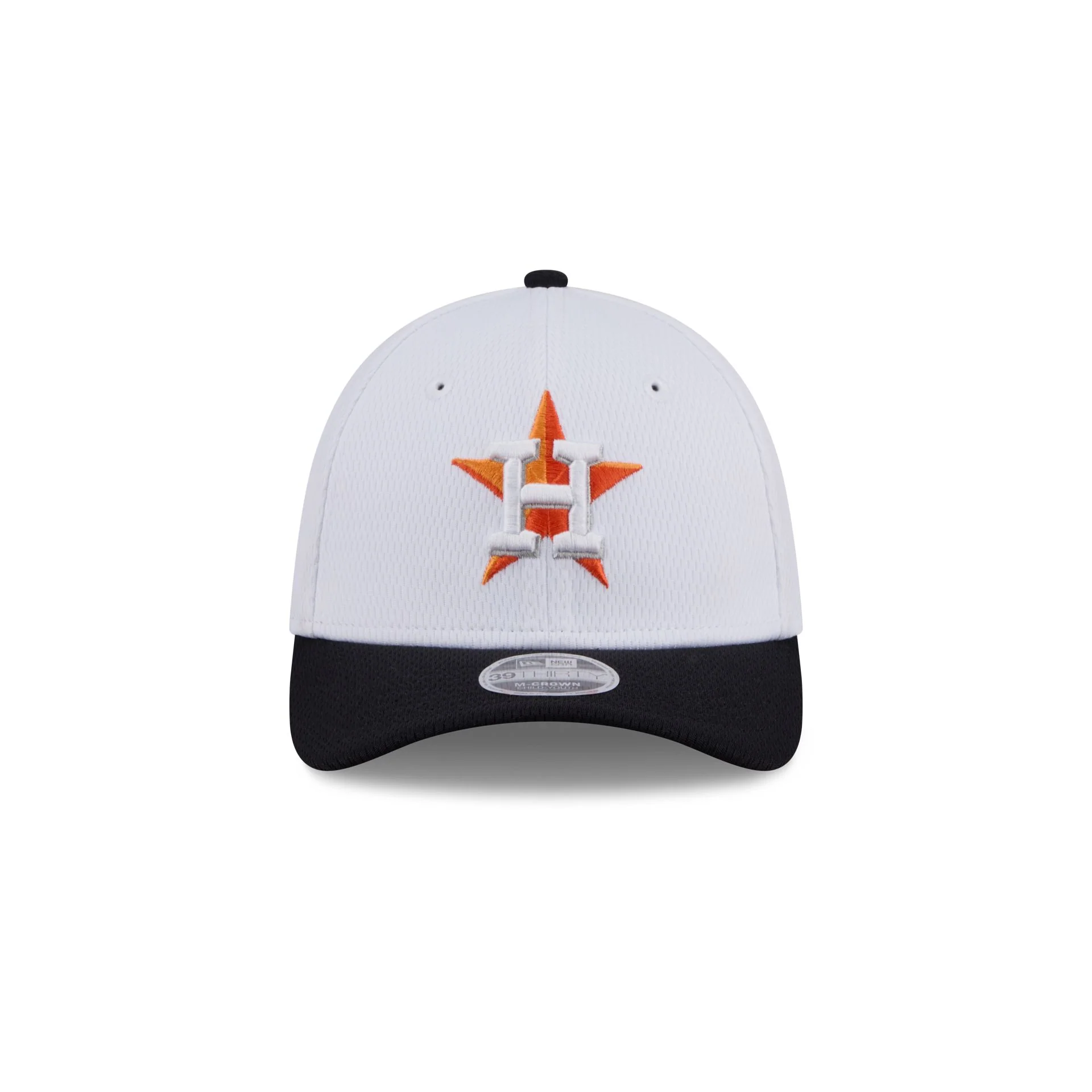 Houston Astros Baseball Stitch Kids 39THIRTY M-Crown Stretch Fit Hat - Image 2