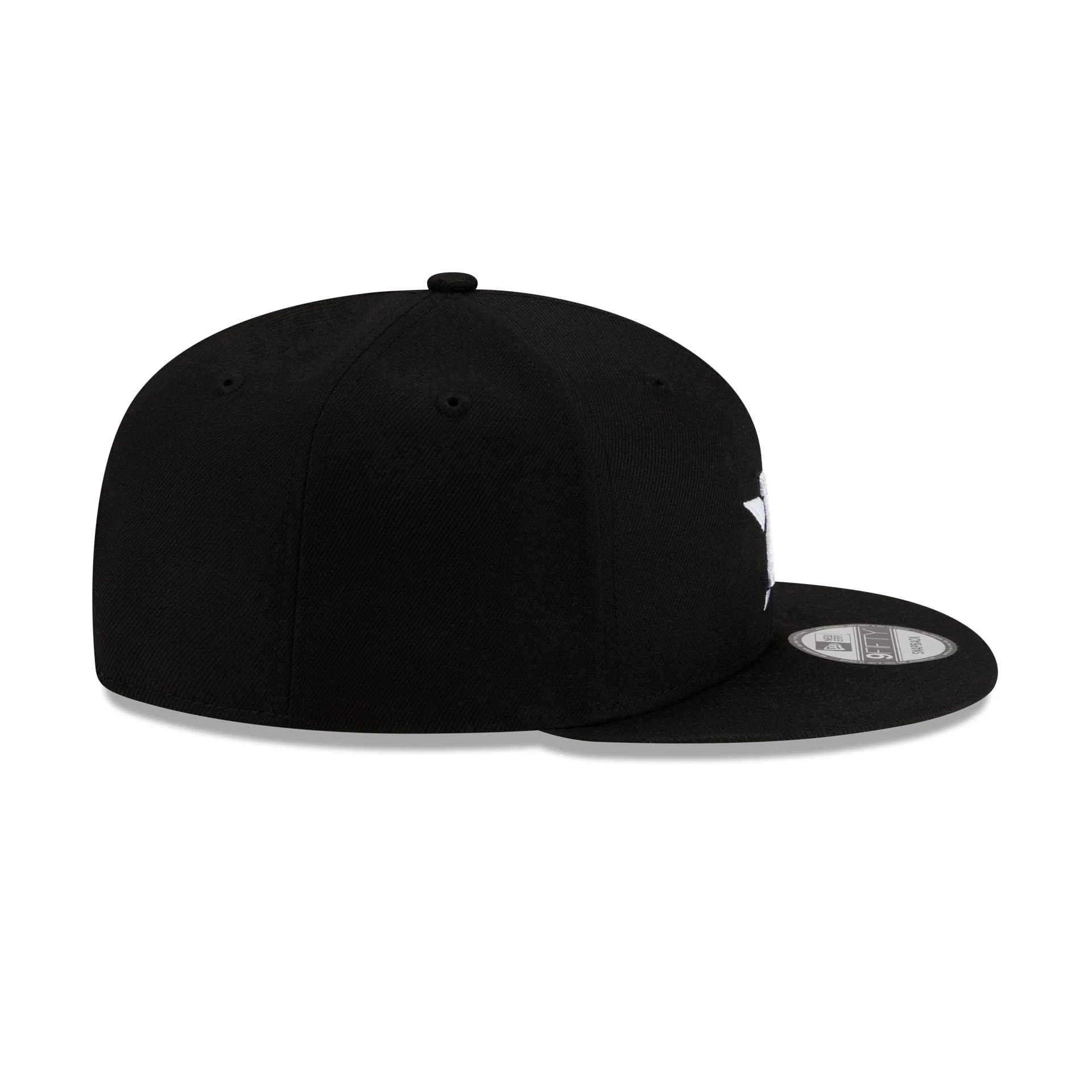 Houston Astros Basic Black & White 9FIFTY Snapback Hat - Image 5