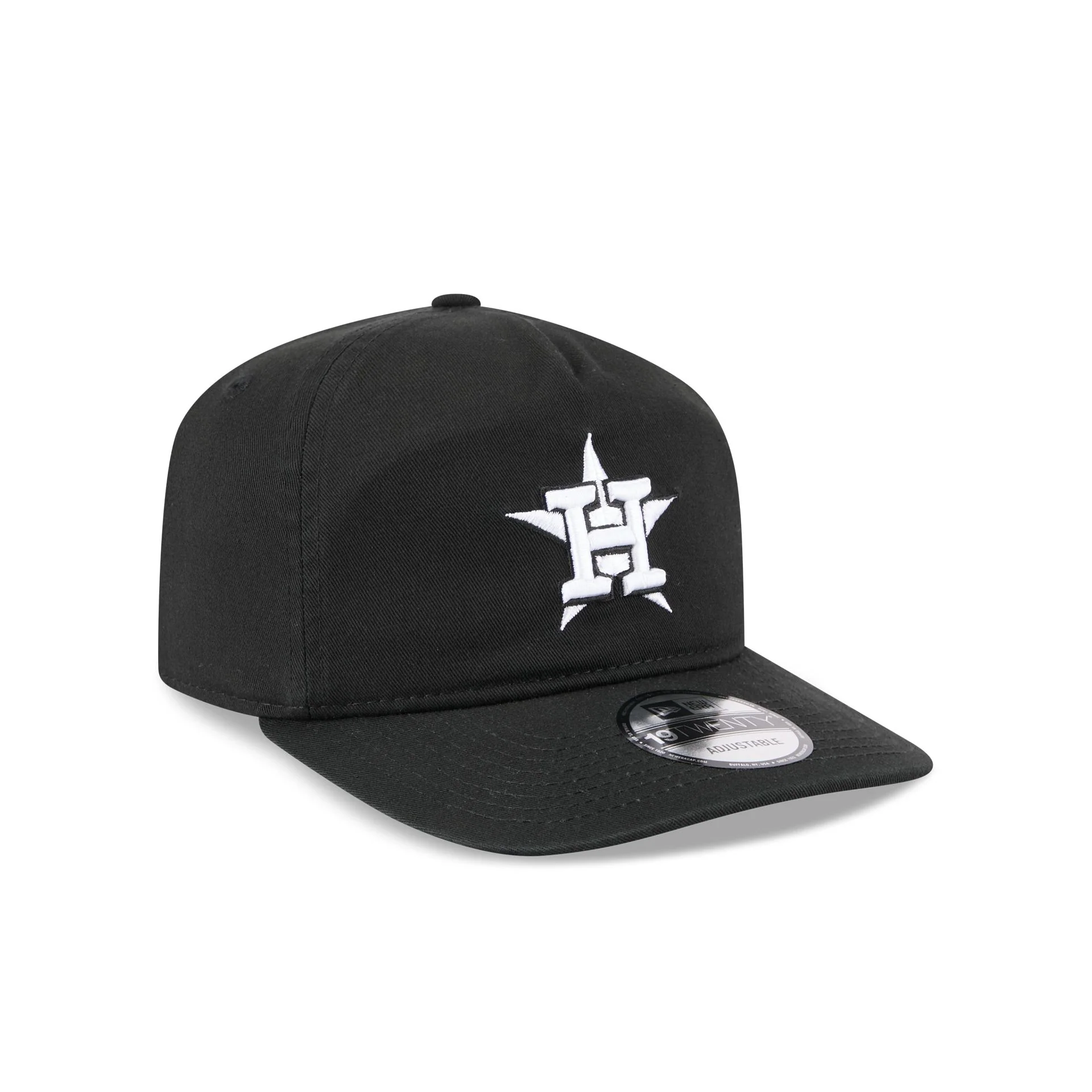 Houston Astros Black and White 19TWENTY Snapback Hat - Image 3
