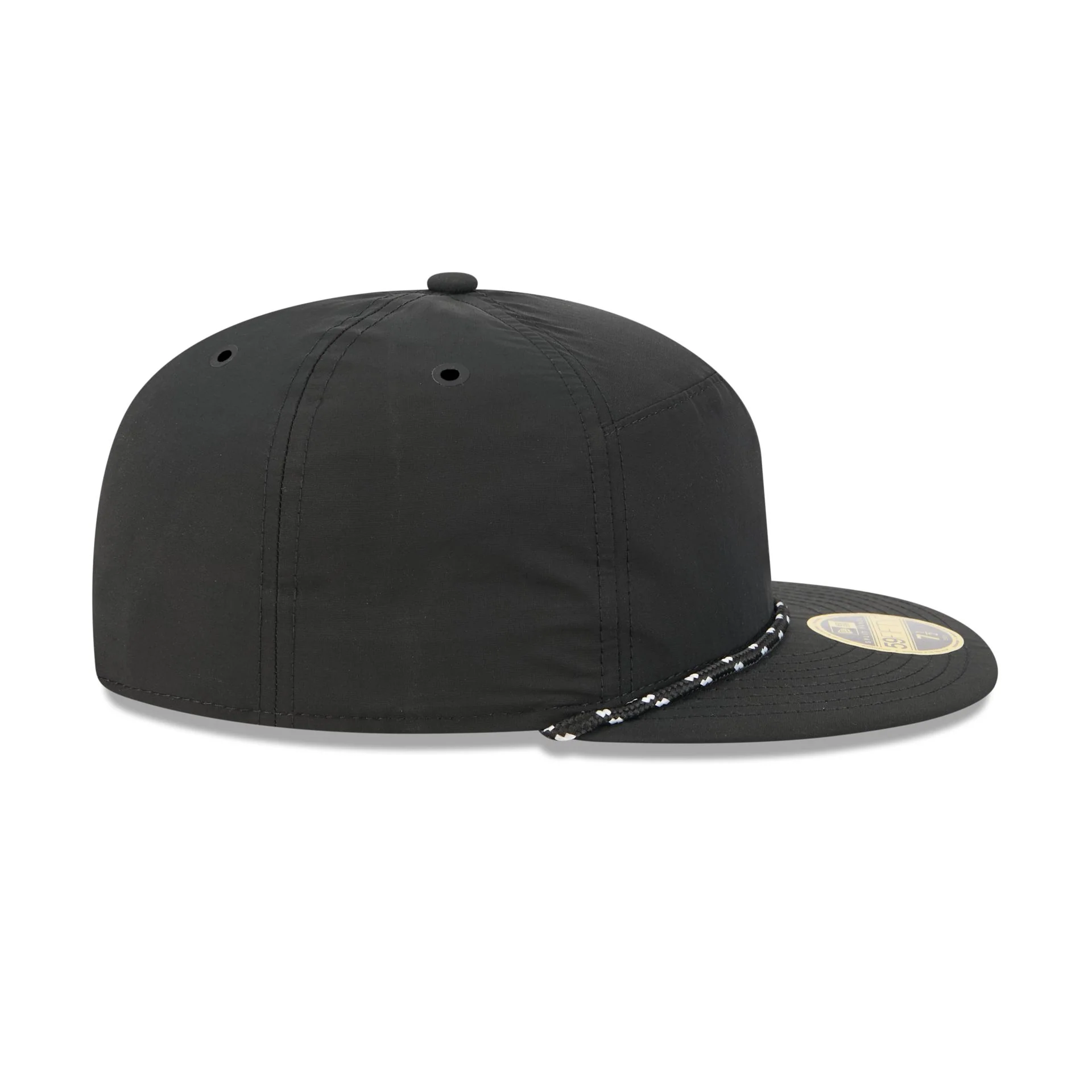 Houston Astros Black Poly Rope Split Panel 59FIFTY Fitted Hat - Image 5