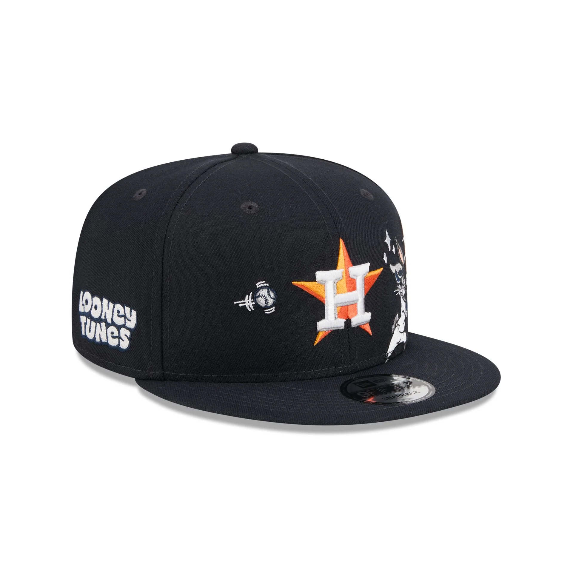 Houston Astros Bugs Bunny Swing 9FIFTY Snapback Hat - Image 3