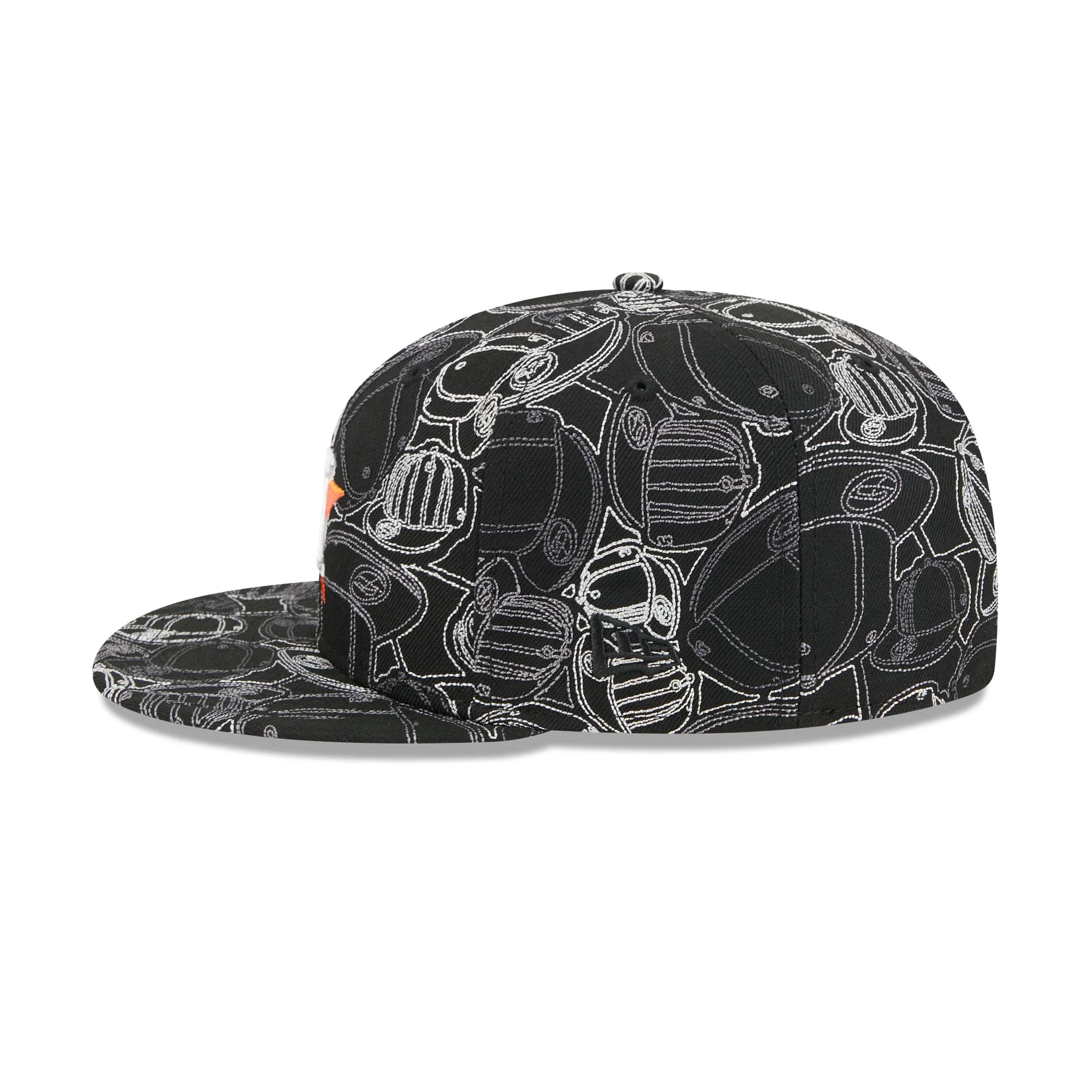 Houston Astros Cap Scramble 59FIFTY Fitted Hat - Image 4