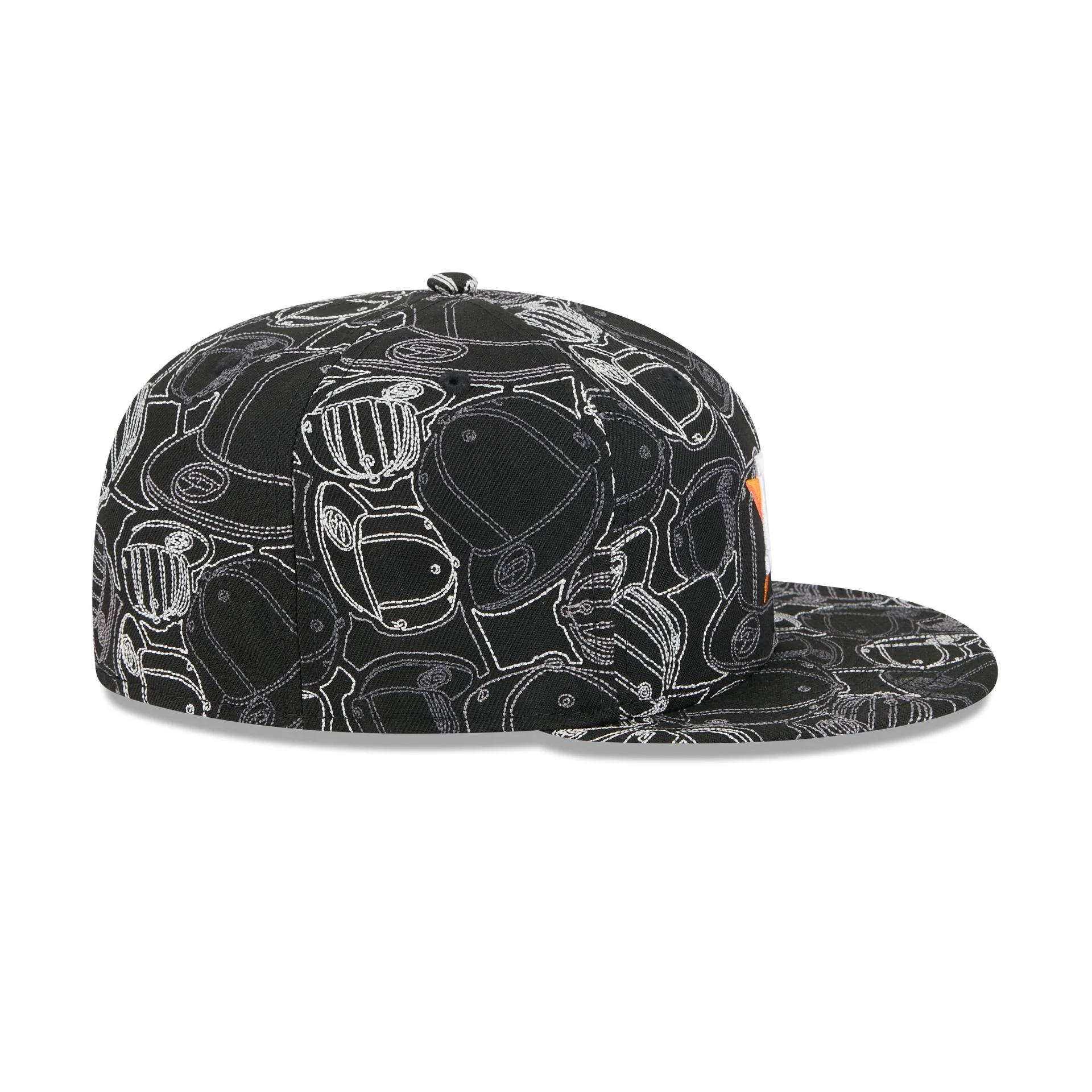 Houston Astros Cap Scramble 59FIFTY Fitted Hat - Image 5