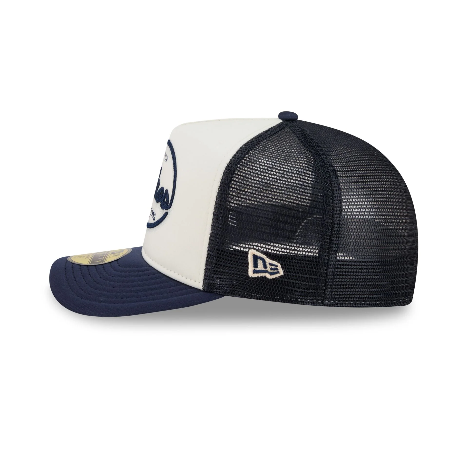 Houston Astros Chrome 59FIFTY Fitted Trucker Hat - Image 4