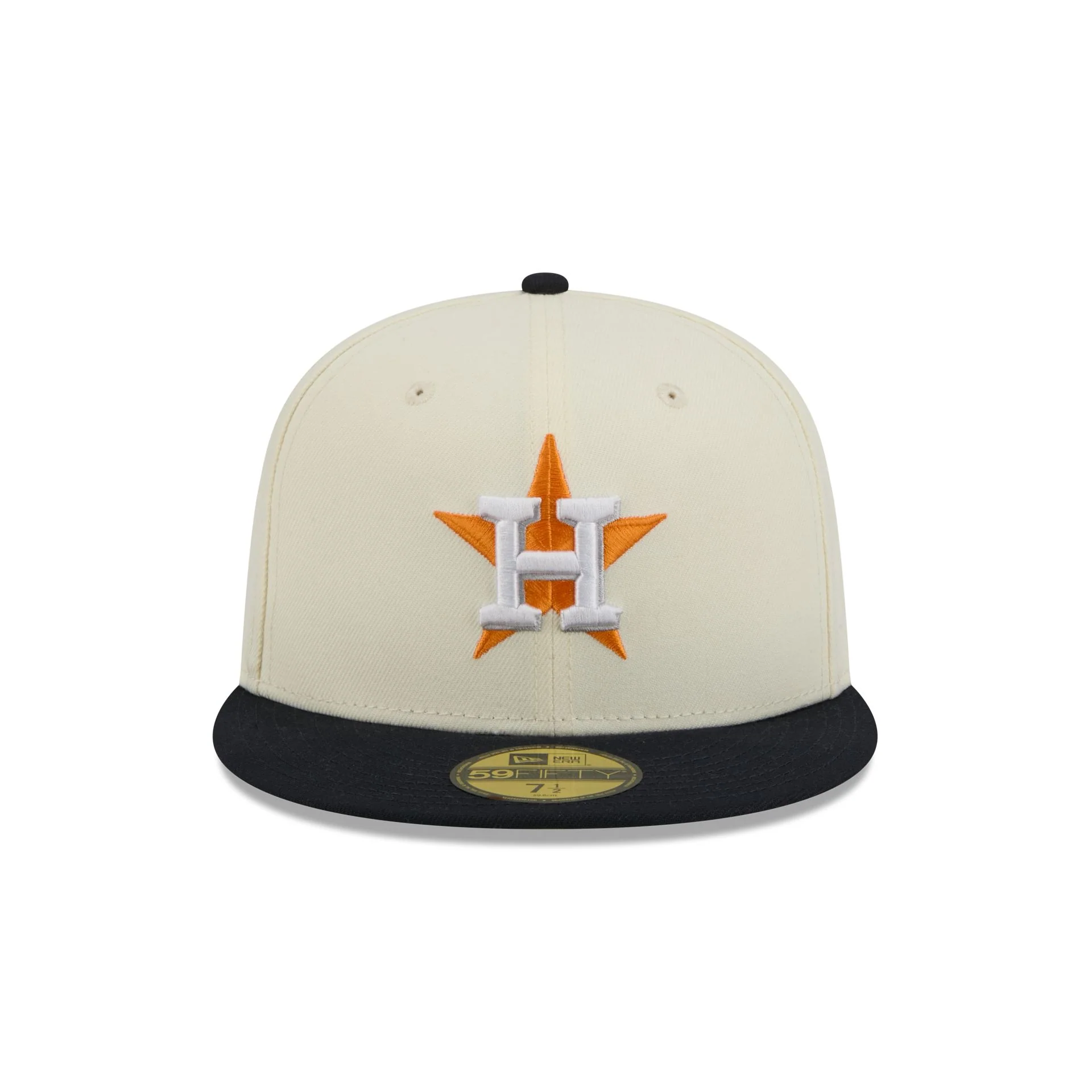 Houston Astros Chrome White Basic 59FIFTY Fitted Hat - Image 2