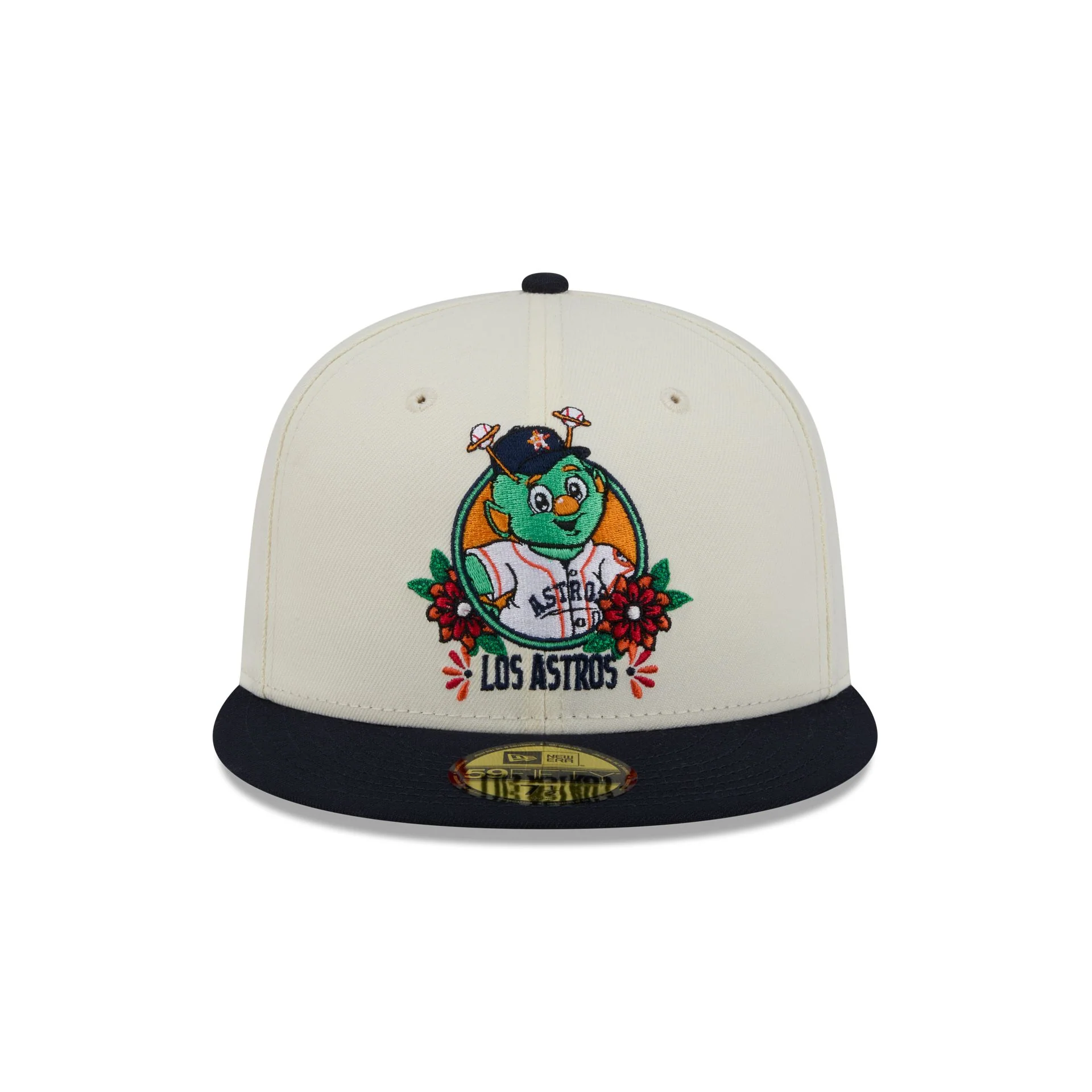 Houston Astros Day of the Dead Sugar Skull Mascot 59FIFTY Fitted Hat - Image 2