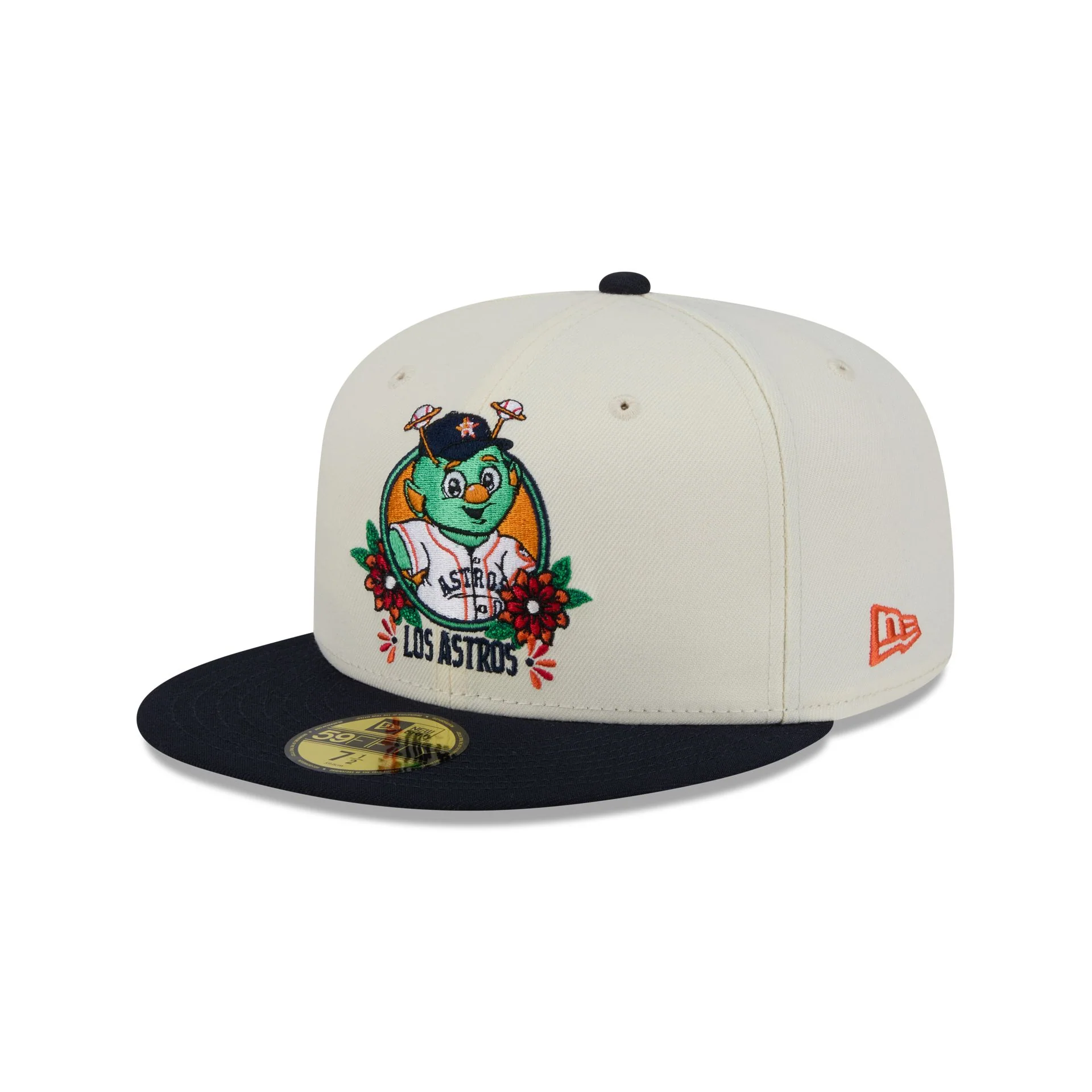 Houston Astros Day of the Dead Sugar Skull Mascot 59FIFTY Fitted Hat - Image 3
