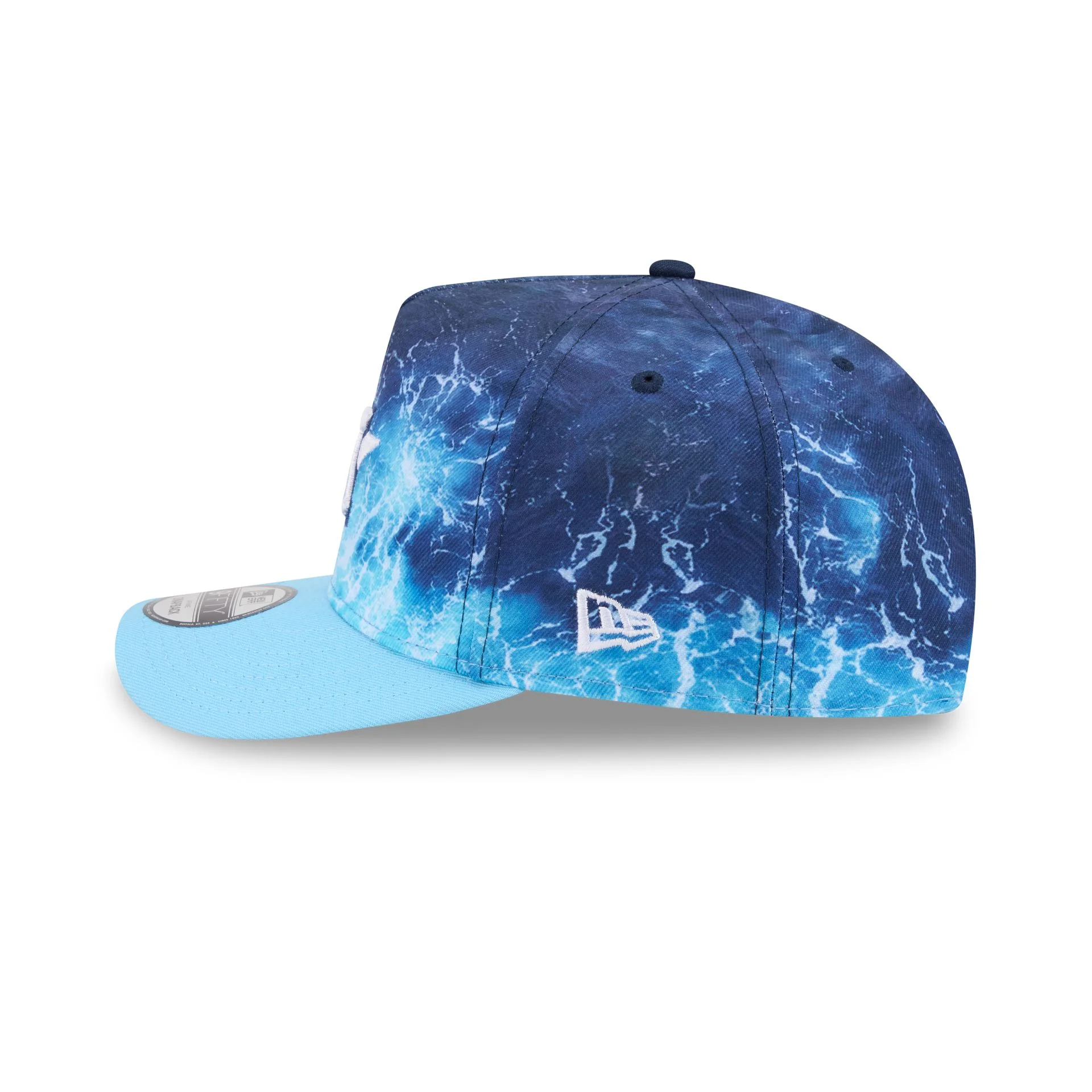 Houston Astros Deep Water 9FIFTY A-Frame Snapback Hat - Image 4
