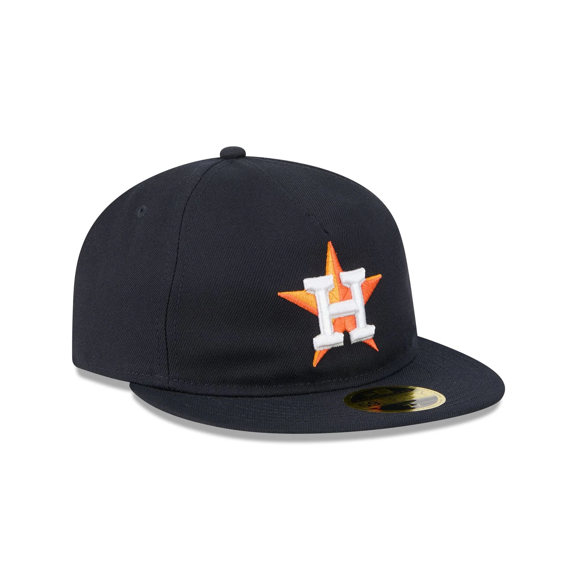Houston Astros Easy Retro Crown 59FIFTY A-Frame Fitted Hat - Image 3