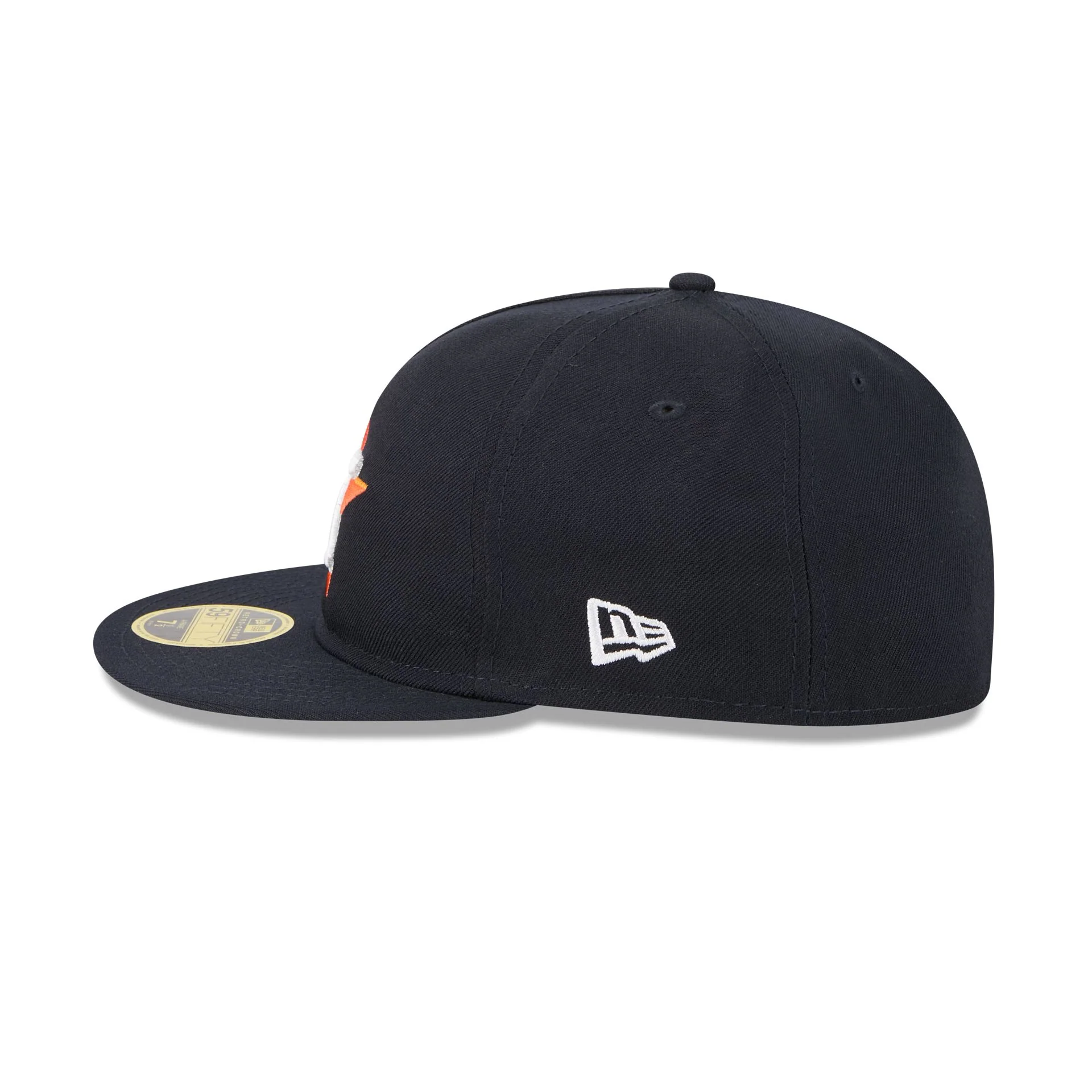 Houston Astros Easy Retro Crown 59FIFTY A-Frame Fitted Hat - Image 4