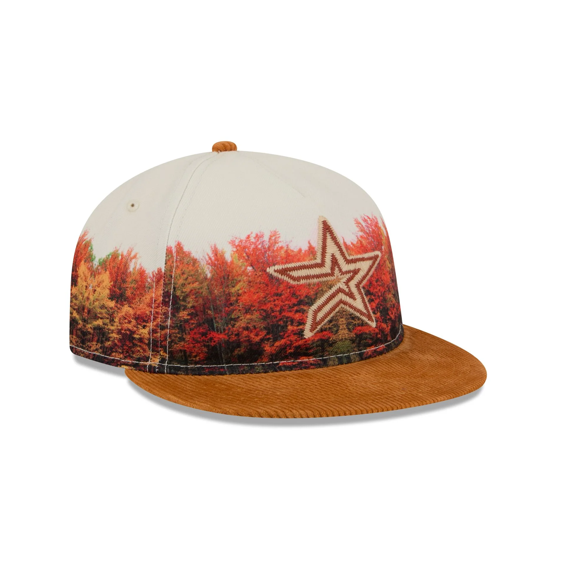 Houston Astros Fall Forest Retro Crown 9FIFTY Adjustable Hat - Image 3