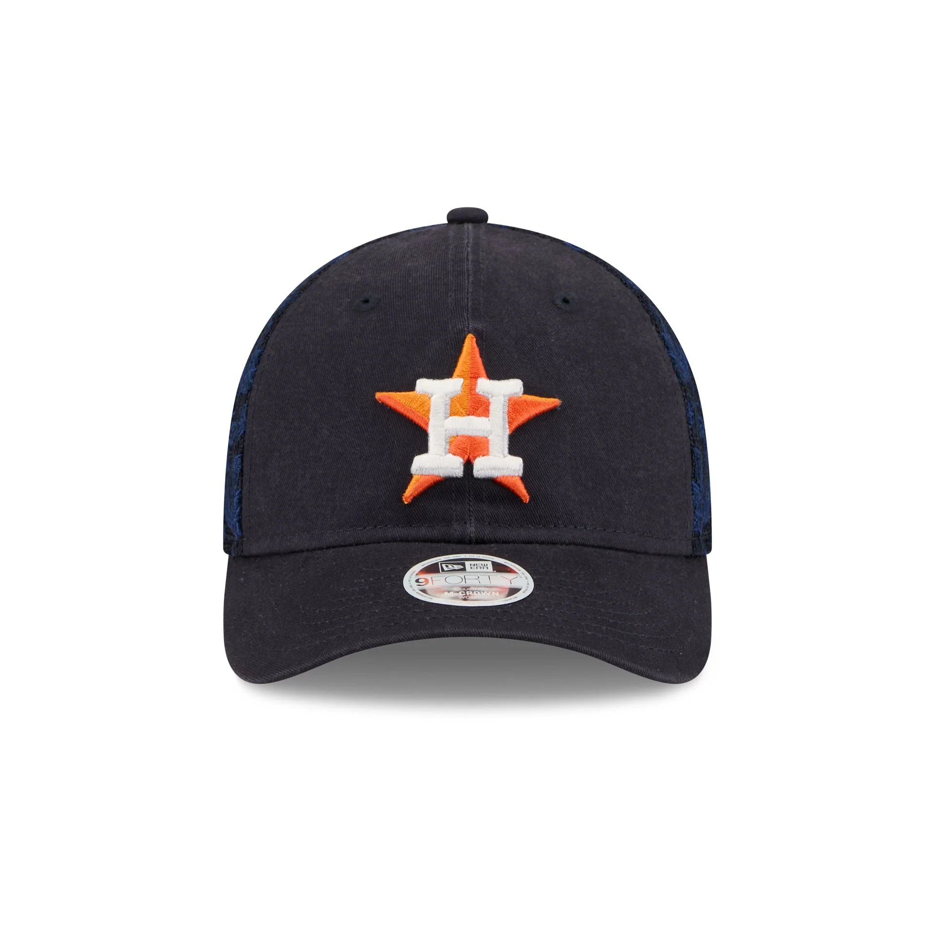 Houston Astros Floral Mesh Women's 9FORTY M-Crown Trucker Hat - Image 2