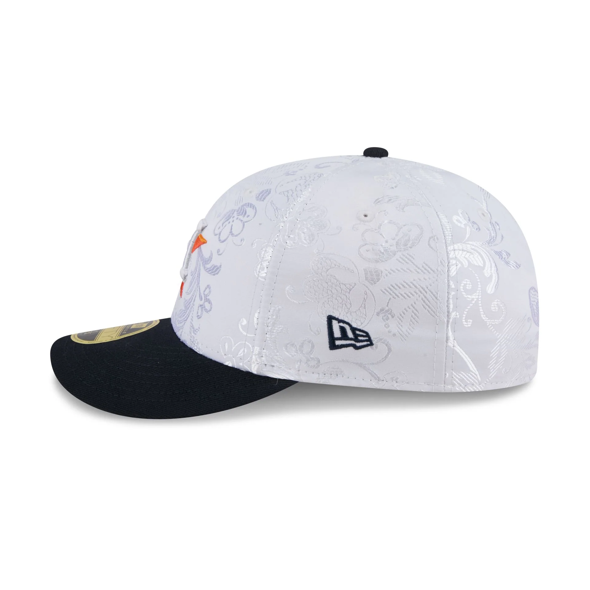Houston Astros Floral Shine Low Profile 59FIFTY Fitted Hat - Image 4