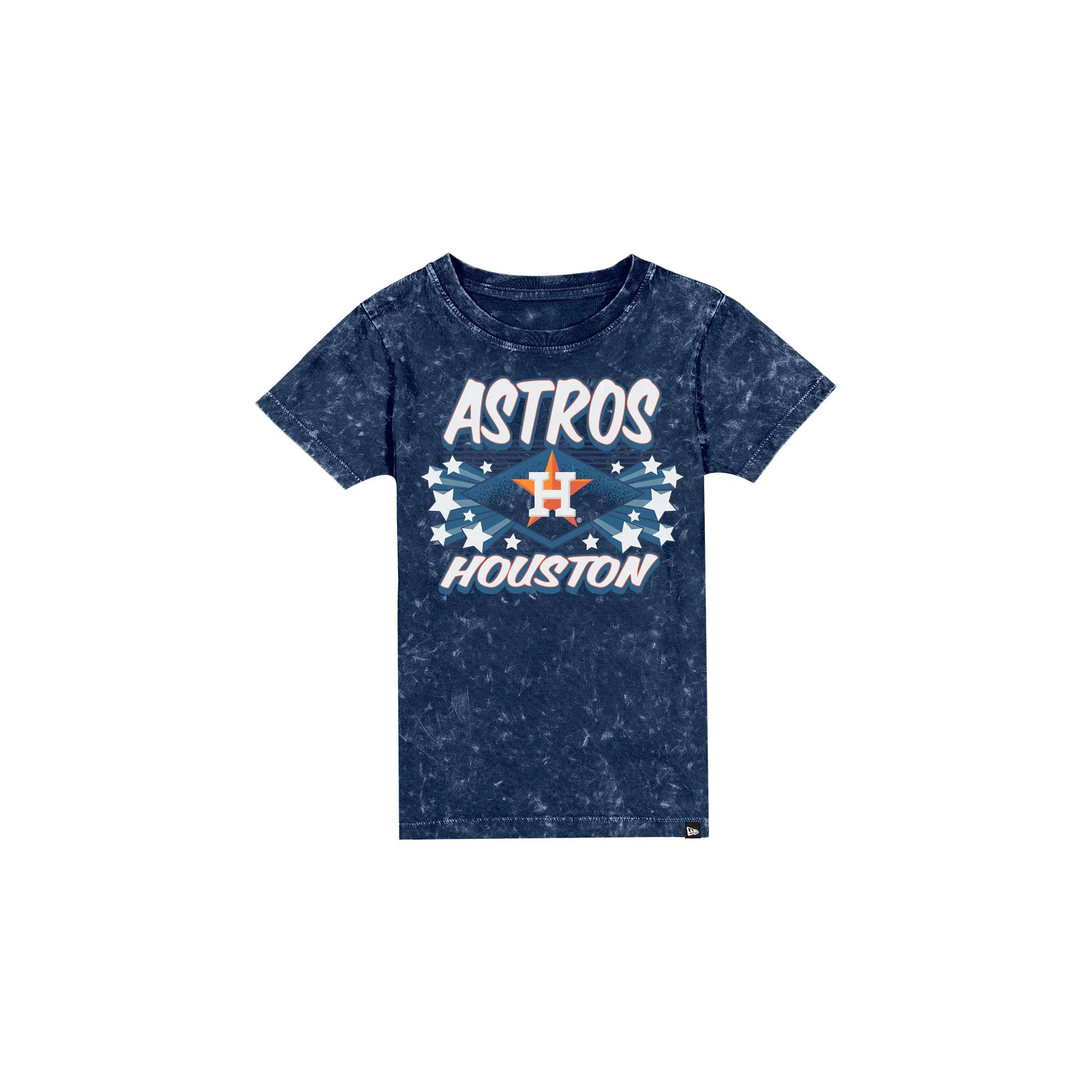 Houston Astros Girls Washed T-Shirt