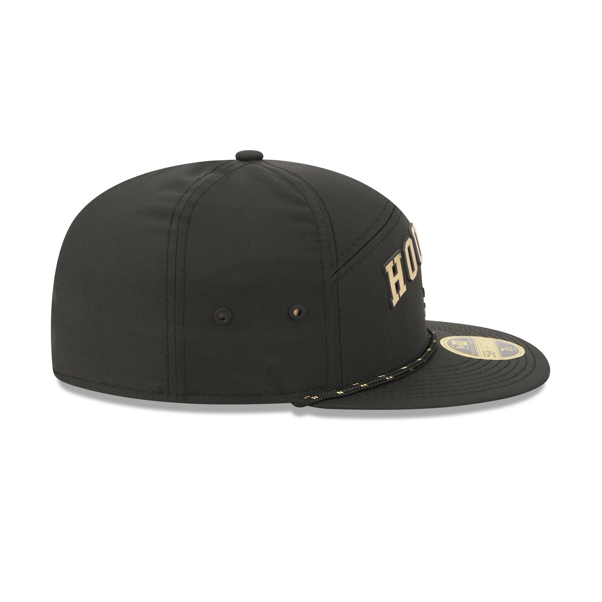 Houston Astros Gold Logo Rope Split Panel 59FIFTY Fitted Hat - Image 5