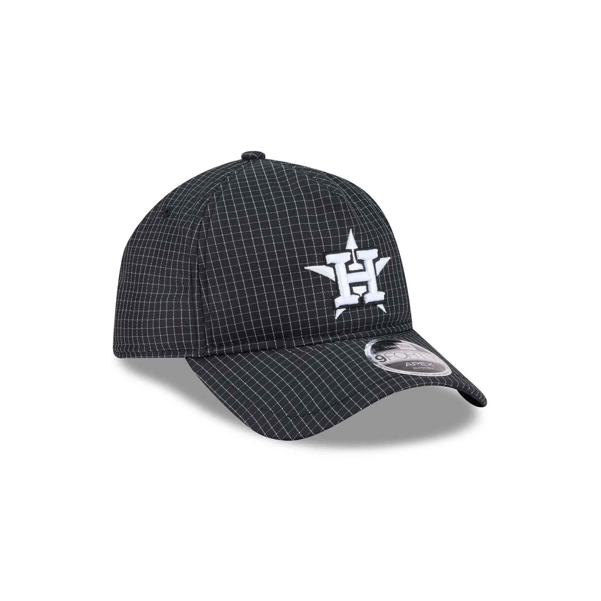 Houston Astros Grid 9FORTY APEX Snapback Hat - Image 3