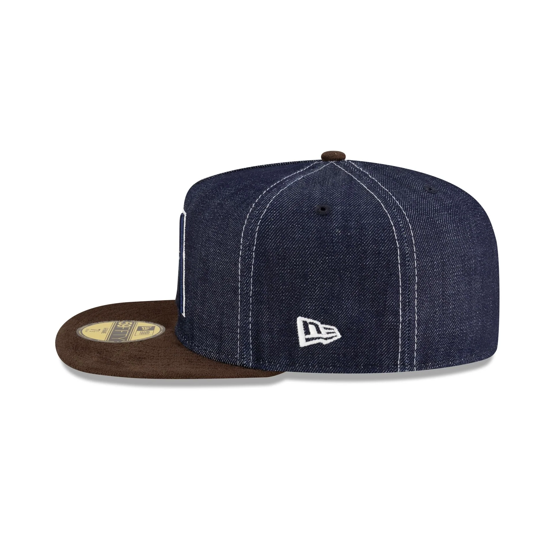 Houston Astros Houston Pack Denim Cooperstown Logo 59FIFTY A-Frame Fitted Hat - Image 4