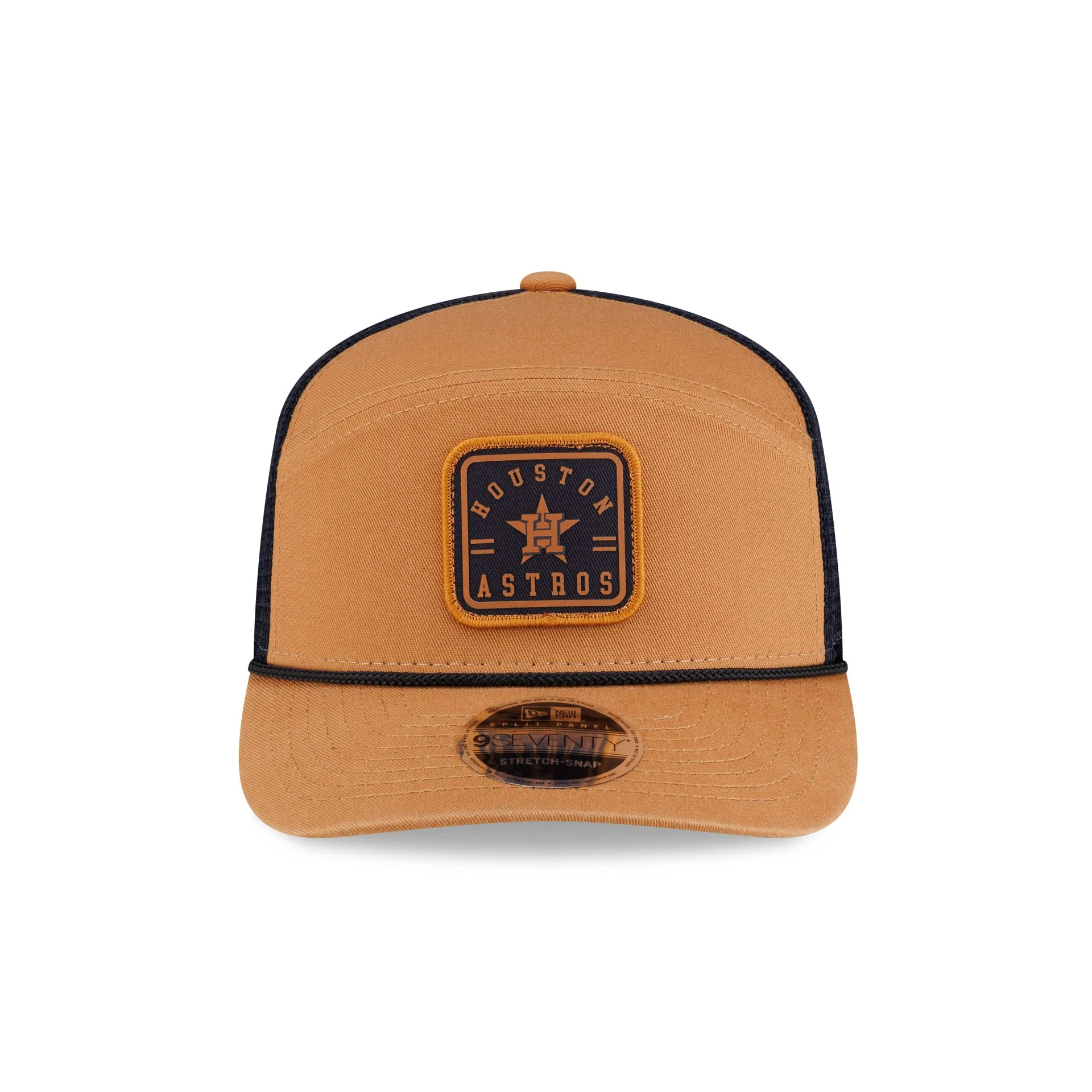 Houston Astros Light Bronze Split Panel 9SEVENTY Trucker Hat - Image 2