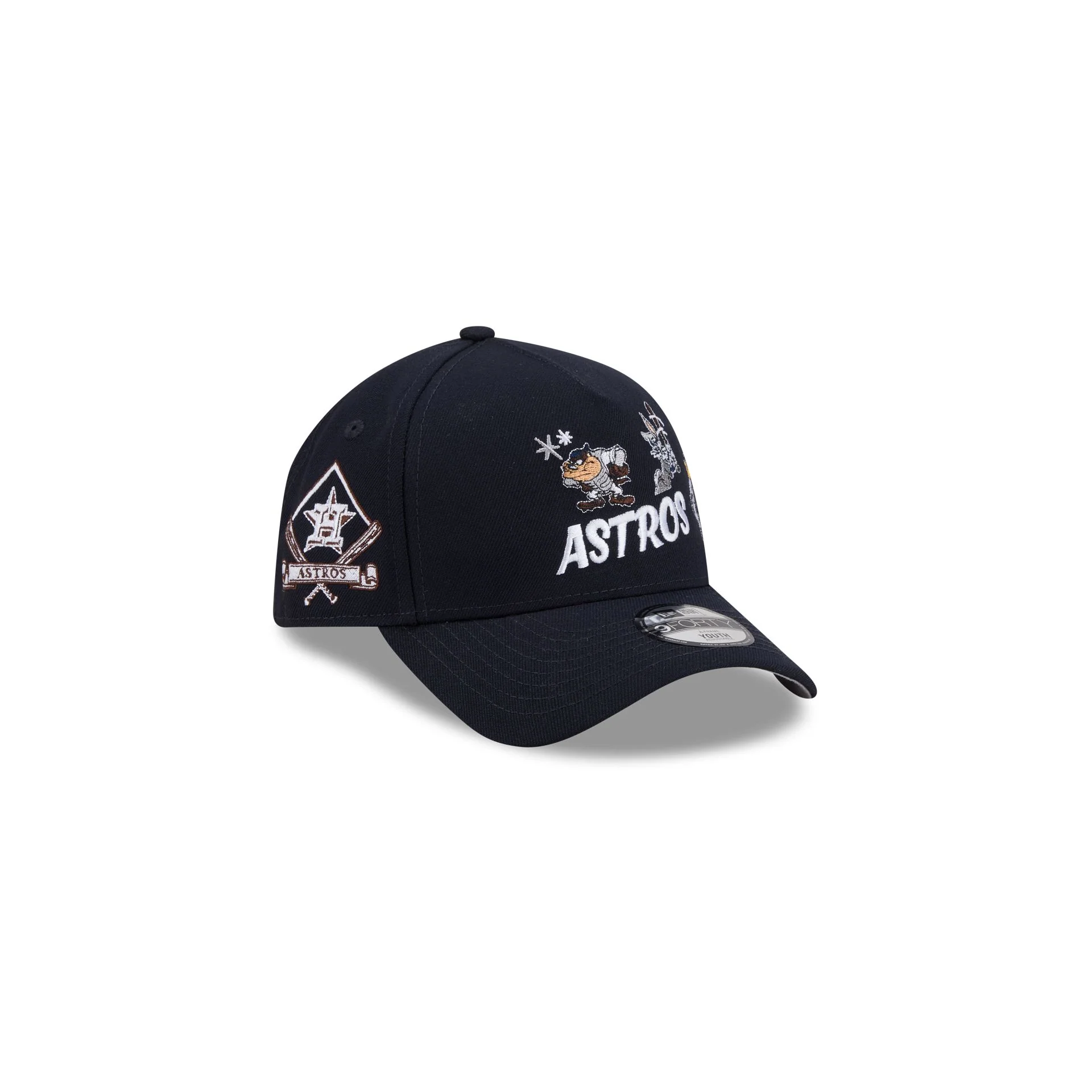 Houston Astros Looney Tunes Kids 9FORTY A-Frame Snapback Hat - Image 3