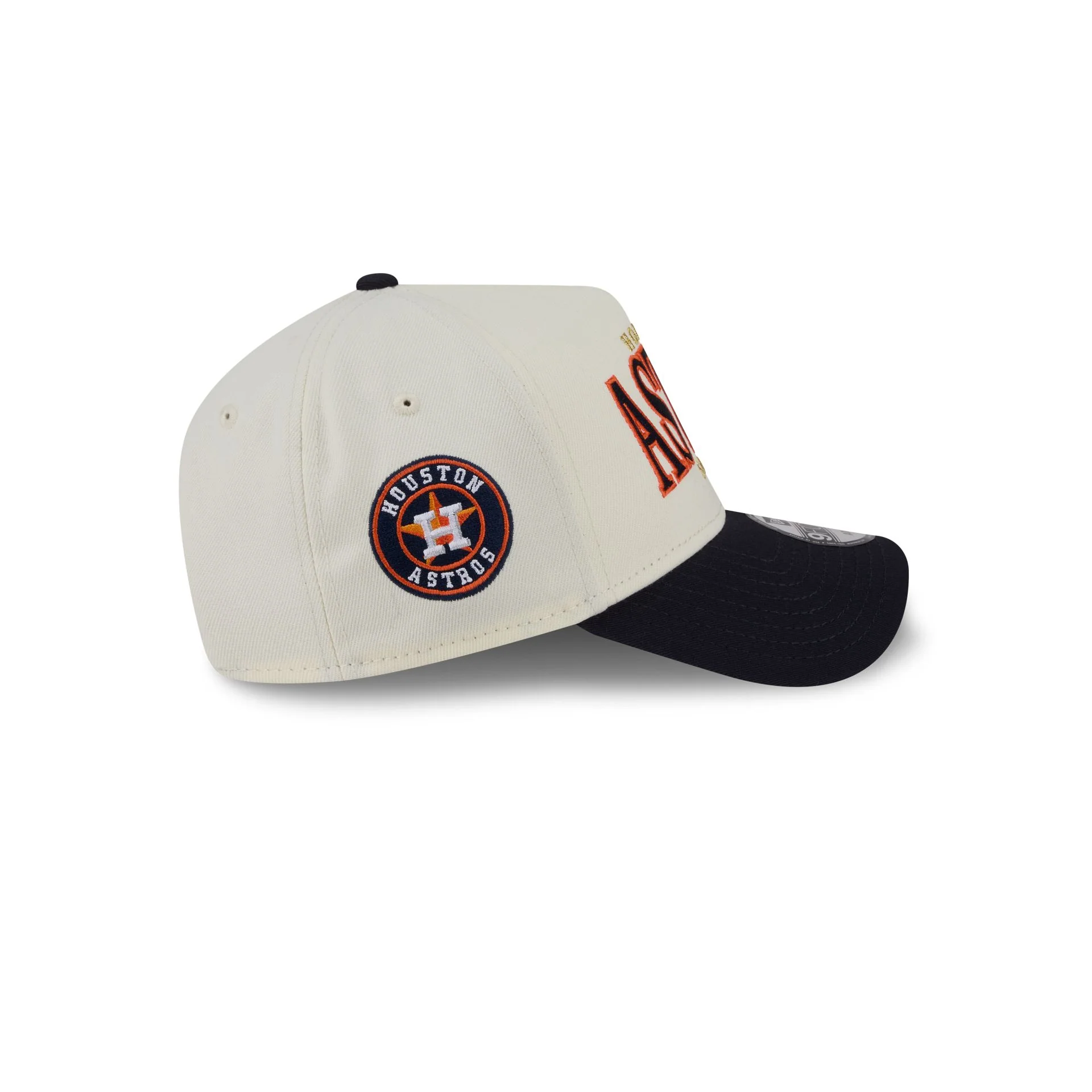 Houston Astros Opening Day Chrome White 9FORTY A-Frame Snapback Hat - Image 4