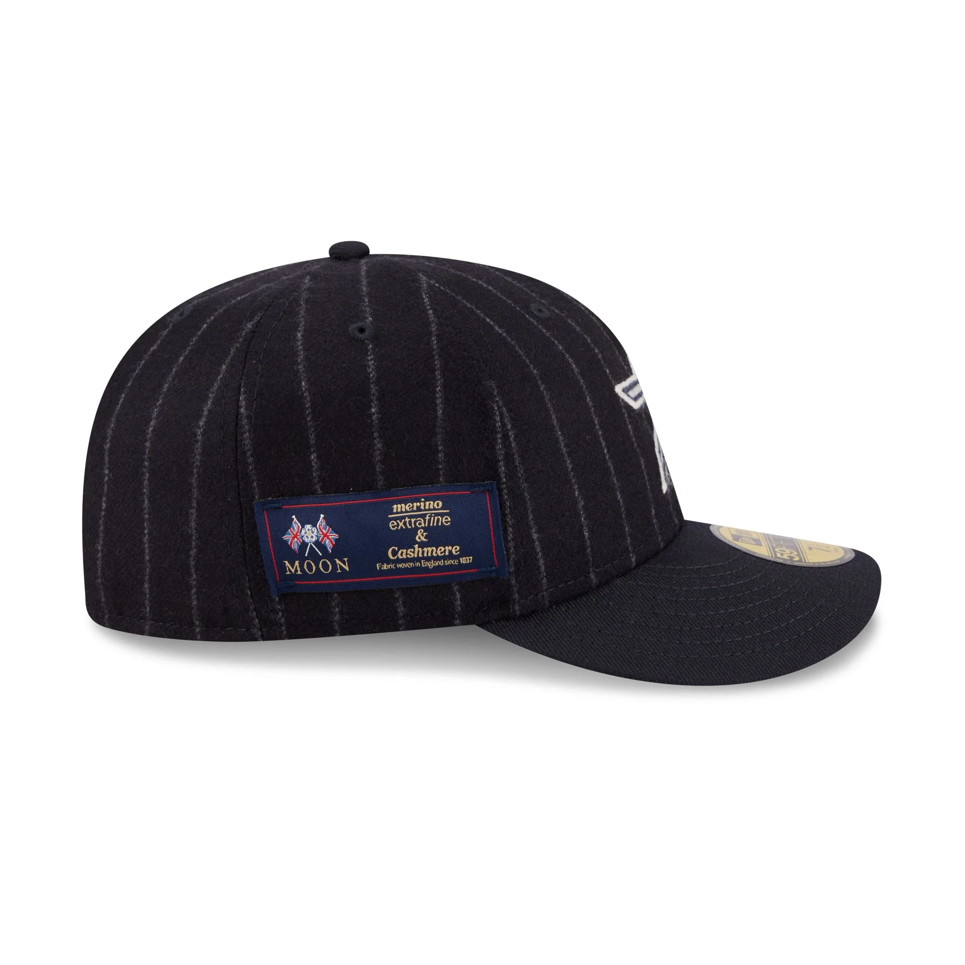 Houston Astros Pinstripe Merino & Cashmere Moon 59FIFTY Fitted Hat - Image 4