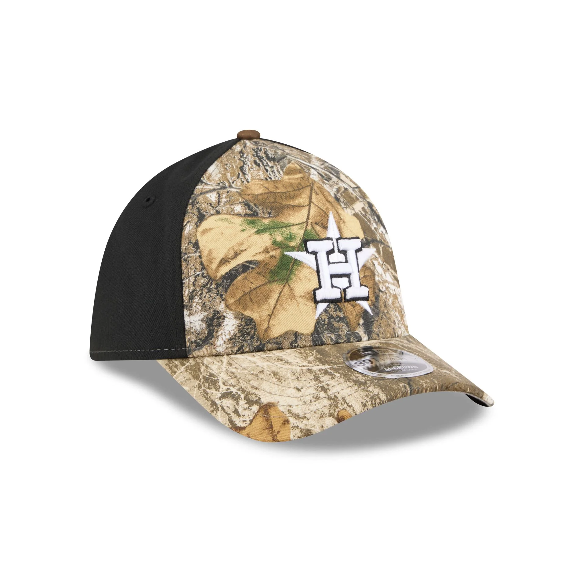 Houston Astros Realtree 39THIRTY M-Crown A-Frame Stretch Fit Hat - Image 3