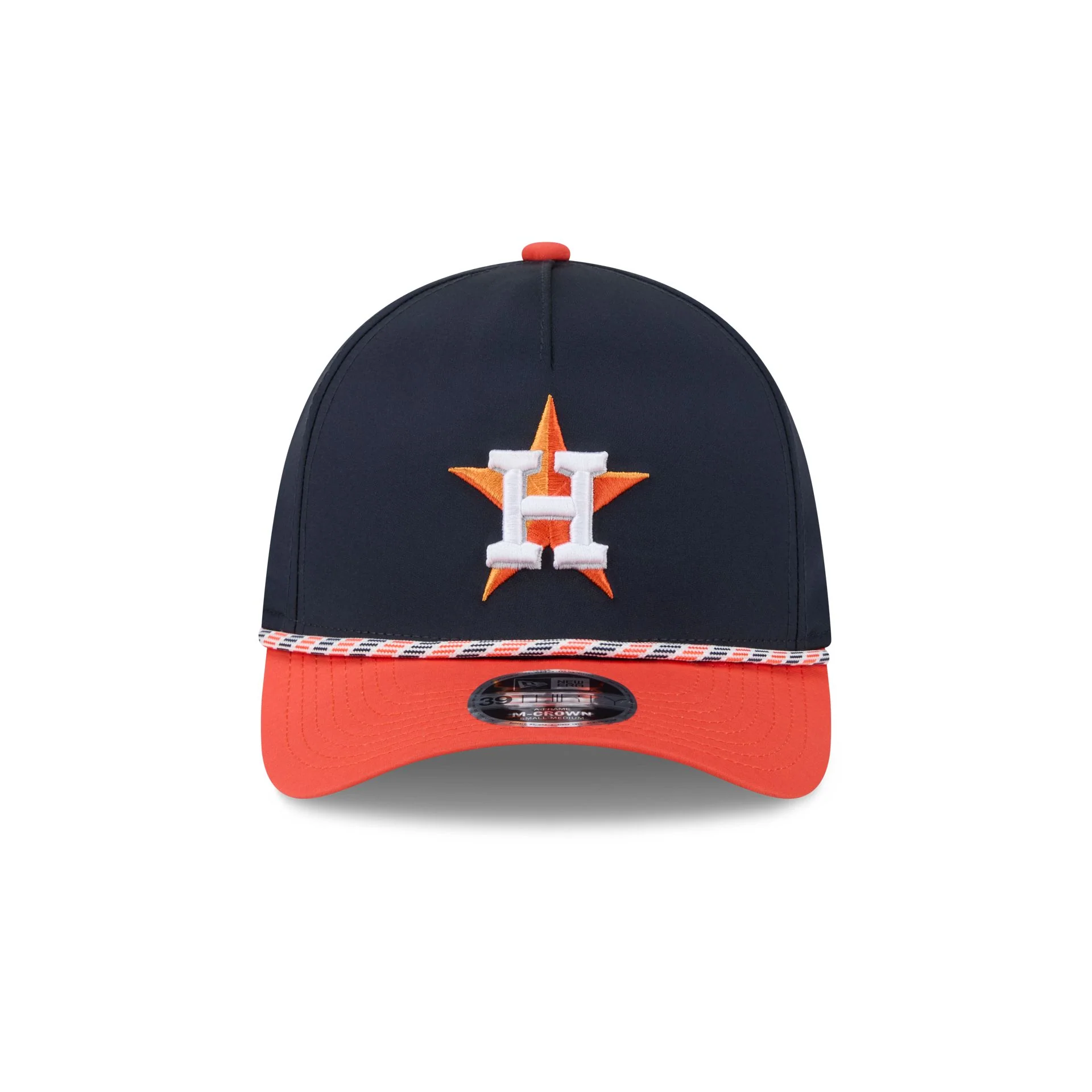 Houston Astros Rope 39THIRTY M-Crown A-Frame Stretch Fit Hat - Image 2