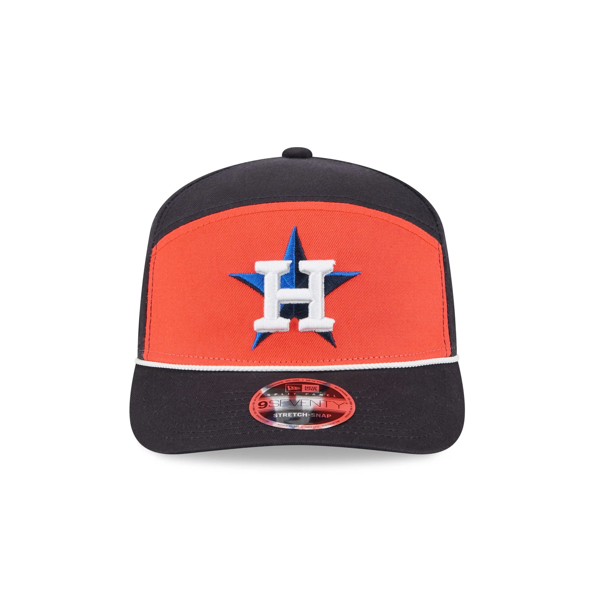 Houston Astros Split Panel 9SEVENTY Stretch-Snap Hat - Image 2