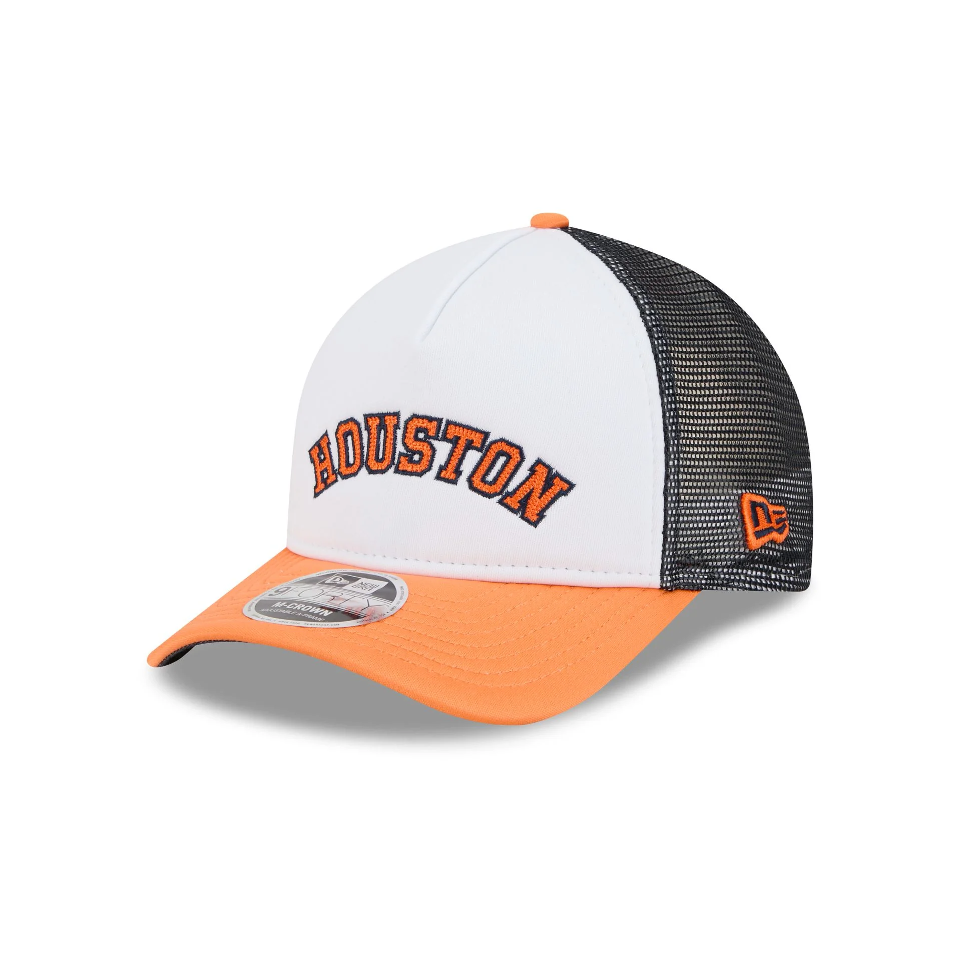 Houston Astros Summer Derby 9FORTY M-Crown A-Frame Snapback Hat - Image 3