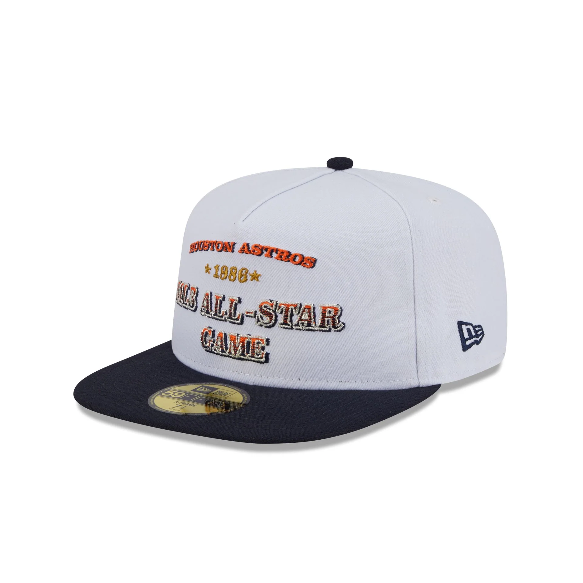 Houston Astros Summer Derby White 59FIFTY A-Frame Fitted Hat - Image 3