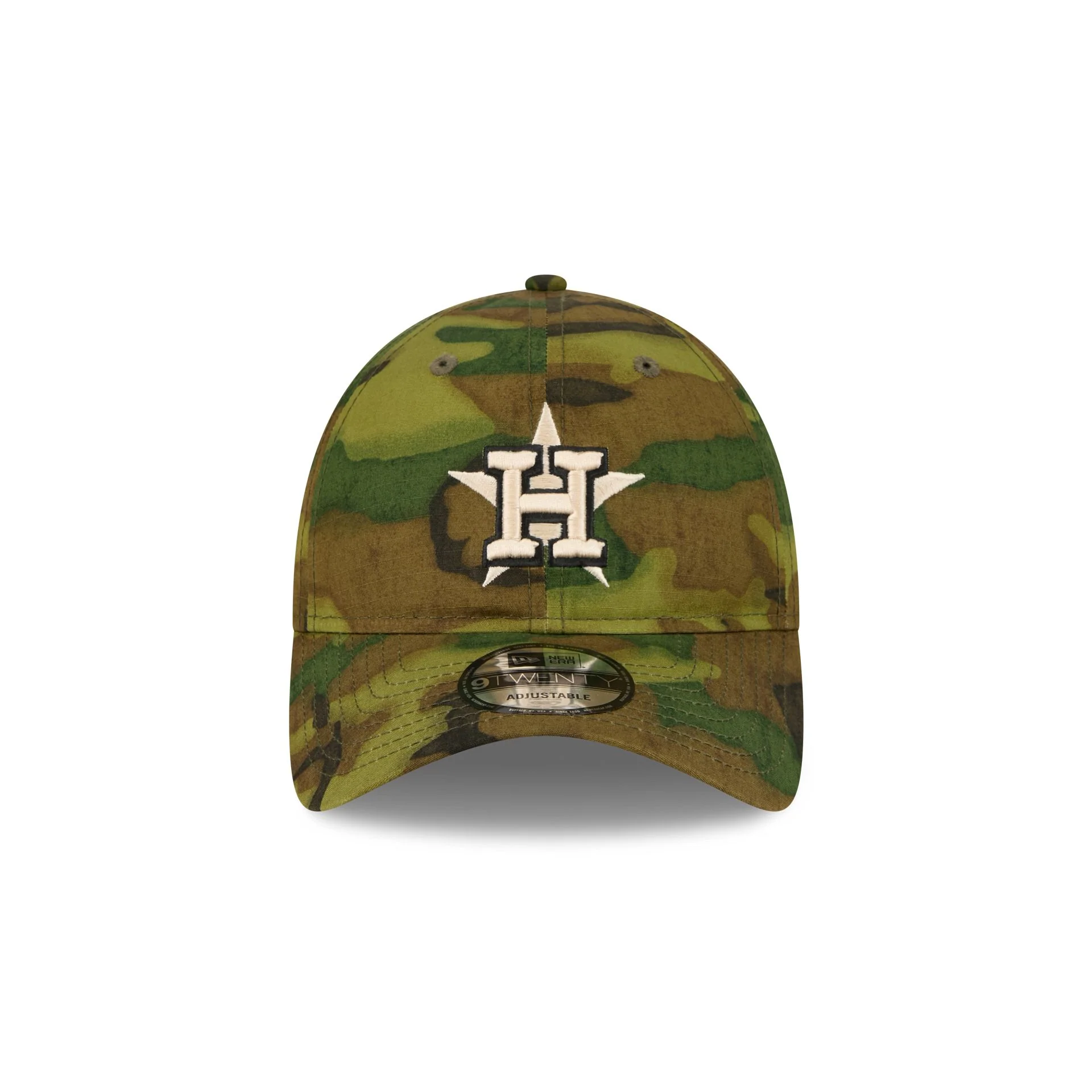 Houston Astros Three Looms Ripstop Camo 9TWENTY Adjustable Hat - Image 2