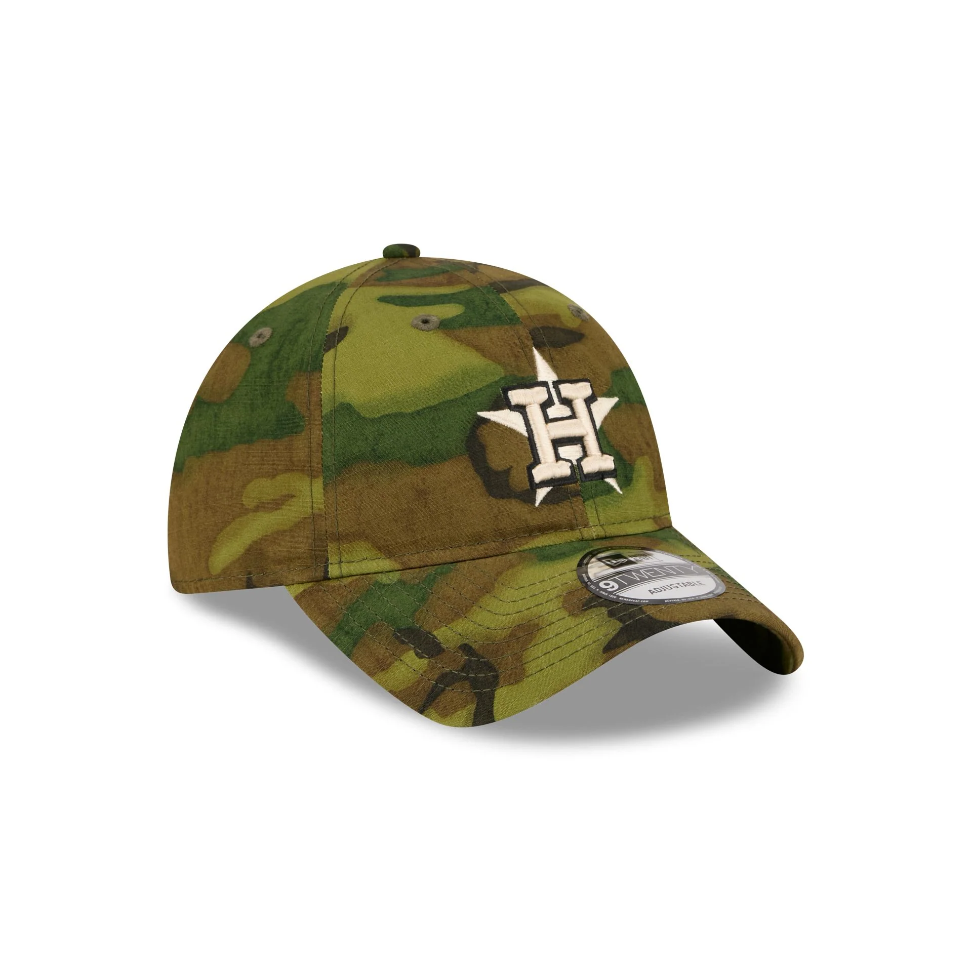 Houston Astros Three Looms Ripstop Camo 9TWENTY Adjustable Hat - Image 3