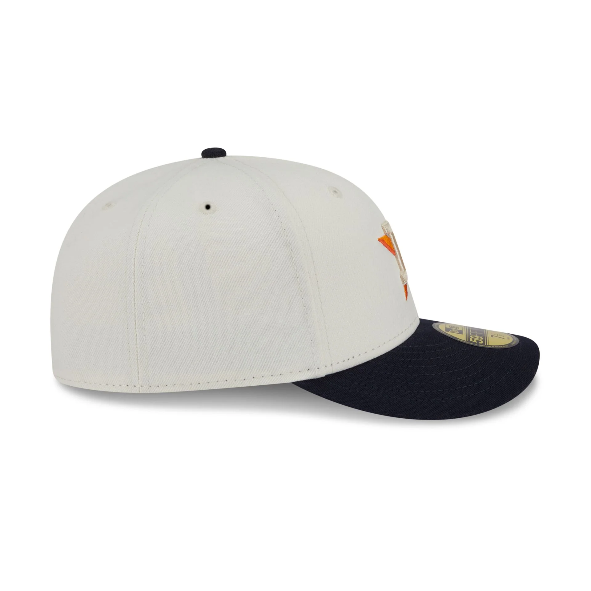 Houston Astros Tonal Florals White 59FIFTY Fitted Hat - Image 5