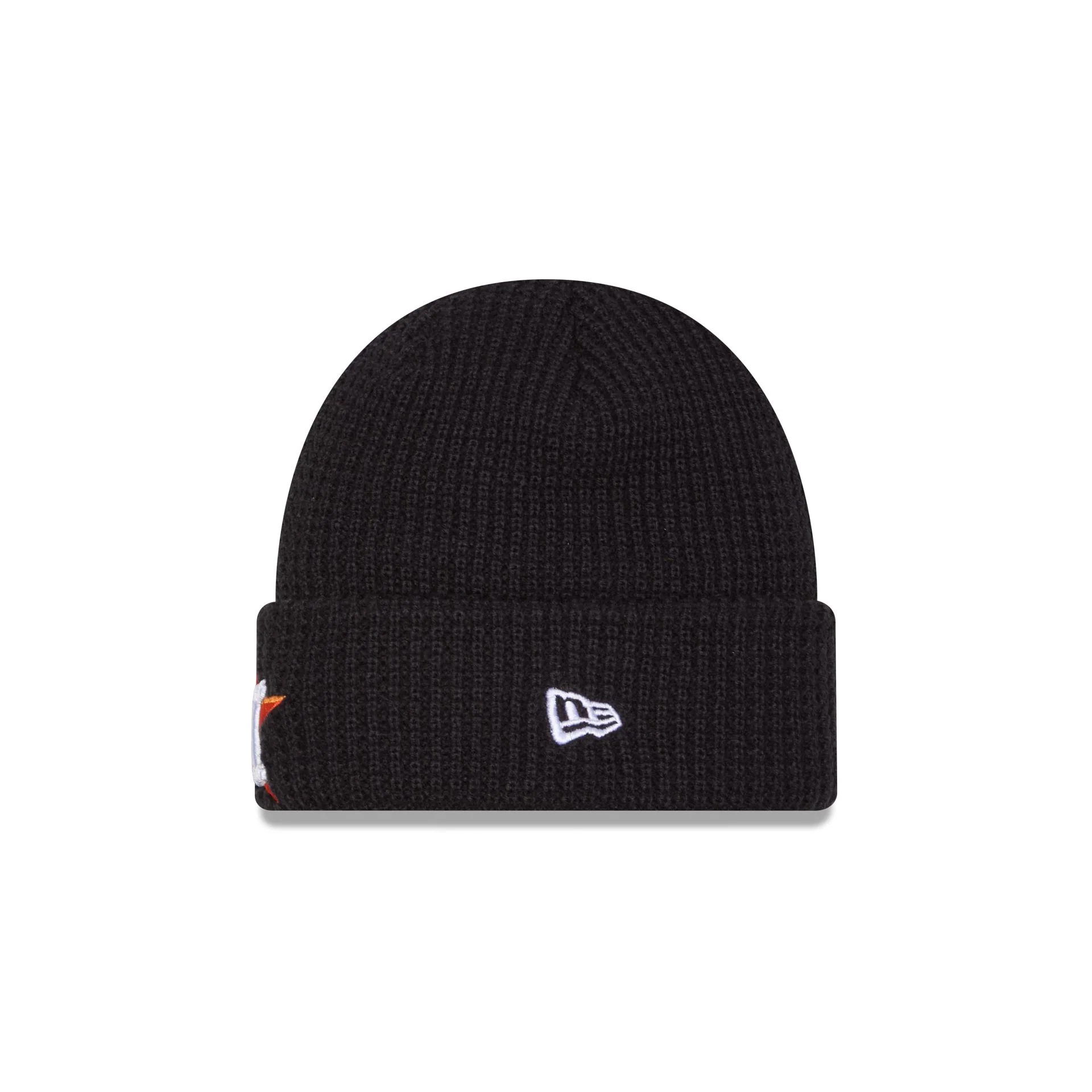 Houston Astros Waffle Stitch Knit Beanie Hat - Image 2