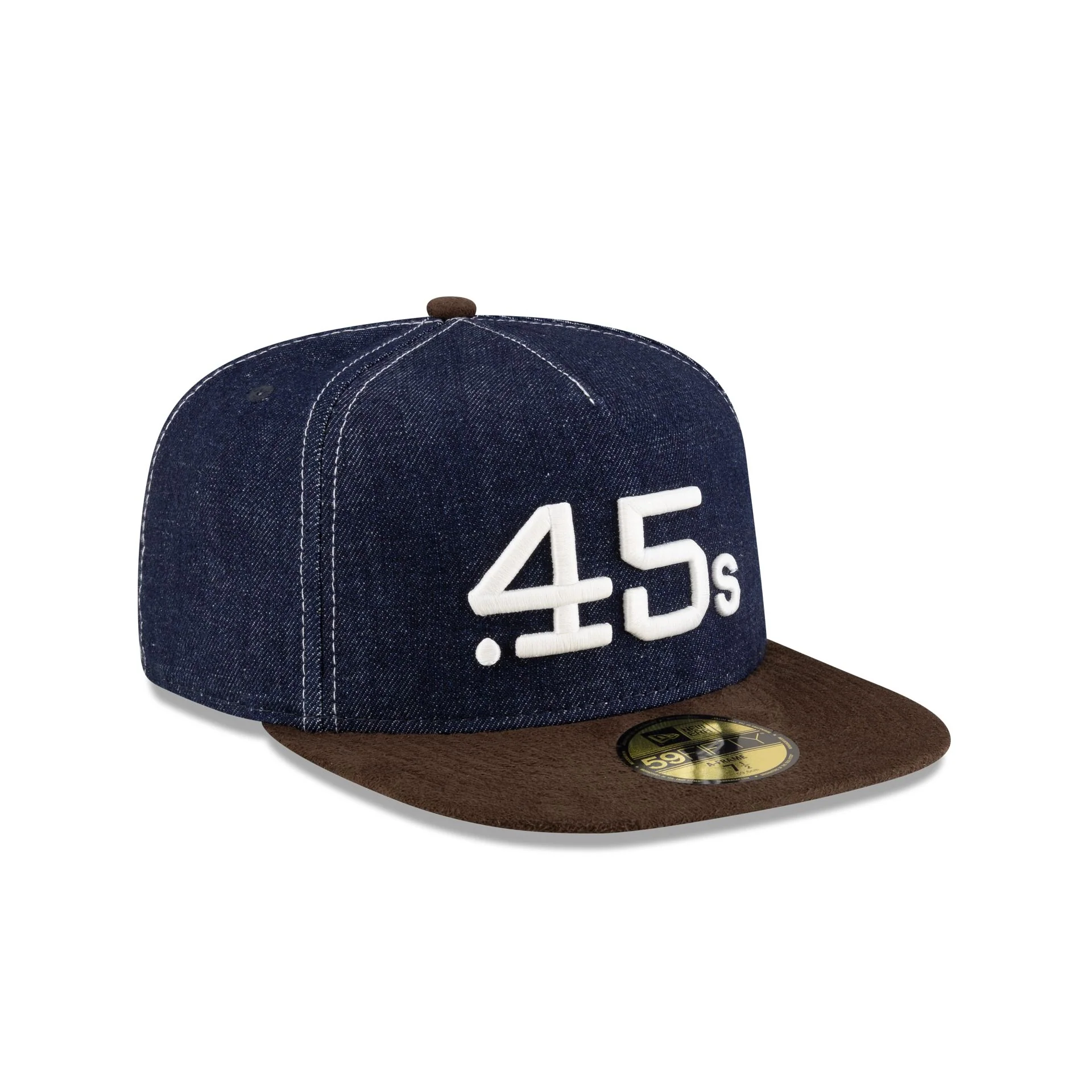 Houston Colts Houston Pack Denim 59FIFTY A-Frame Fitted Hat - Image 3