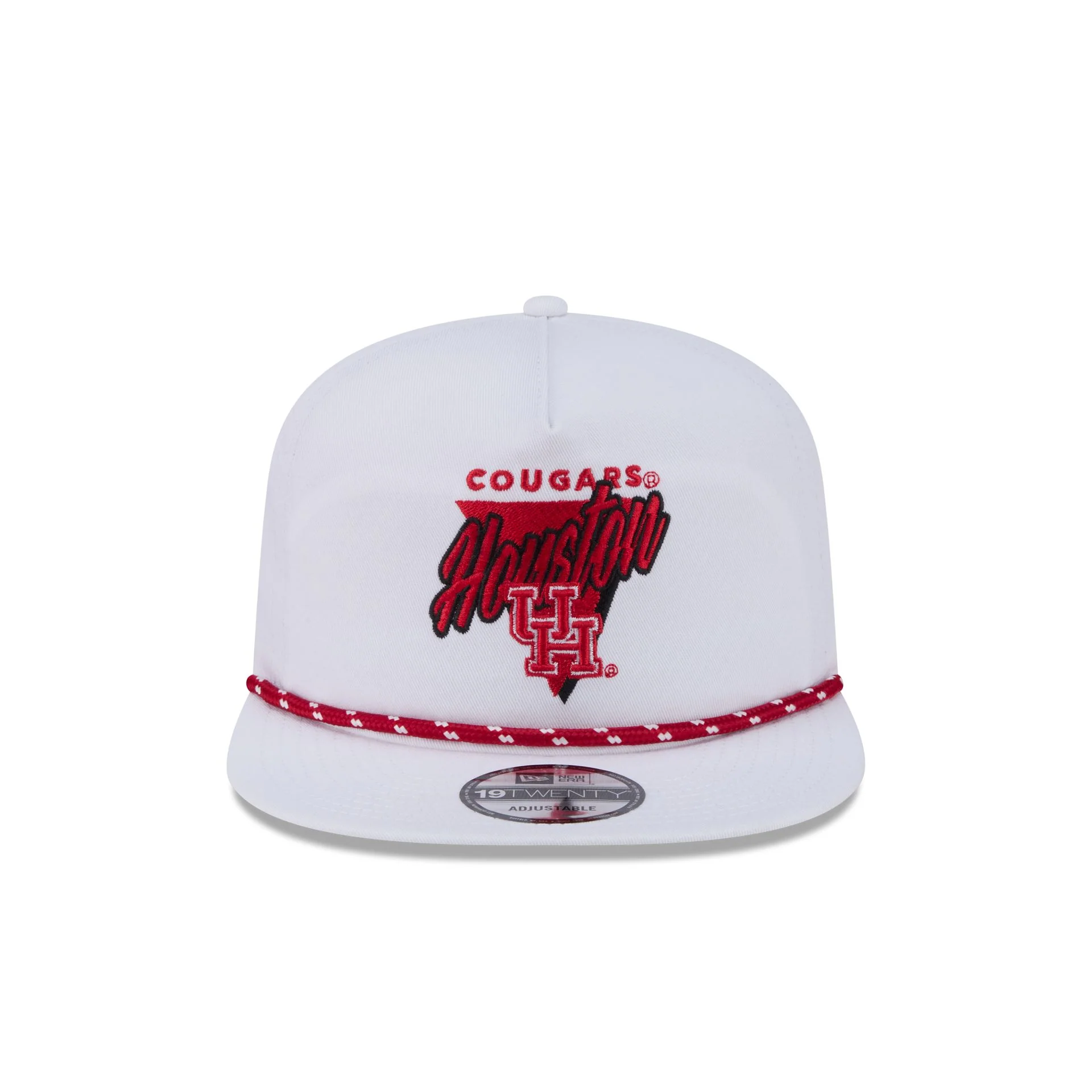 Houston Cougars Collegiate White 19TWENTY Snapback Hat - Image 2