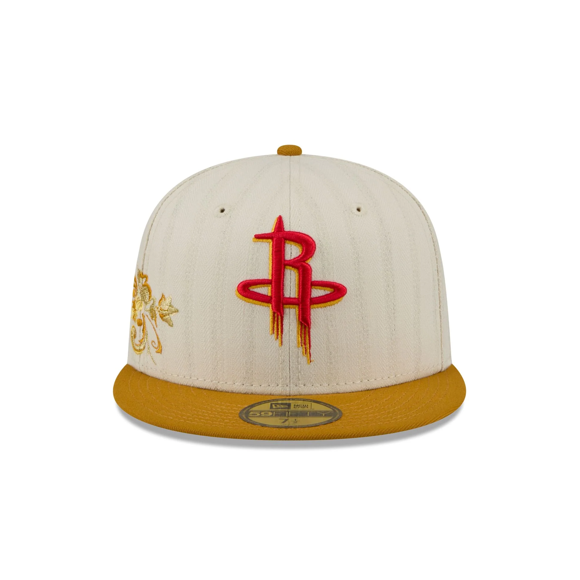 Houston Rockets Chrome Herringbone 59FIFTY Fitted Hat - Image 2