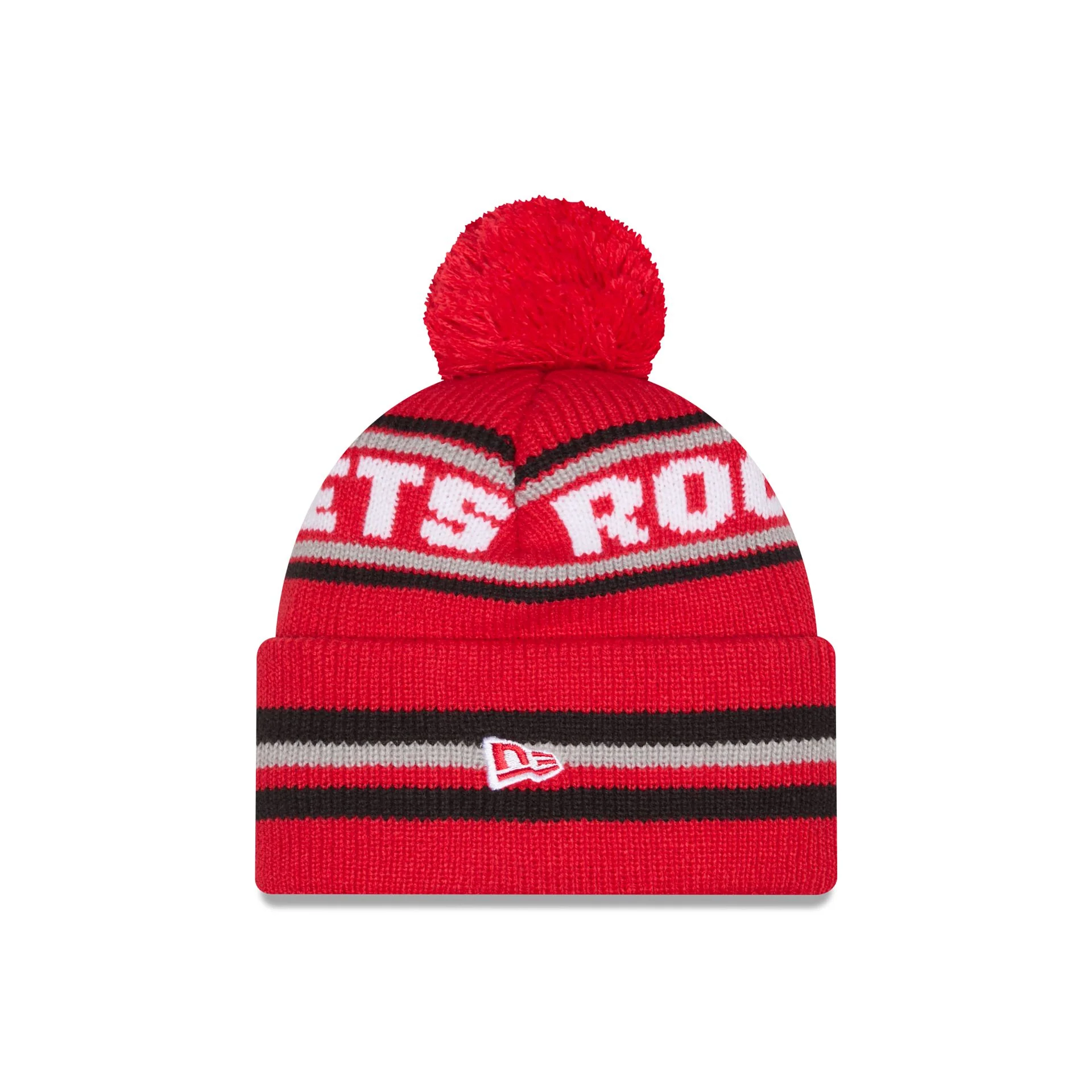 Houston Rockets Classic Pom Knit Hat - Image 2