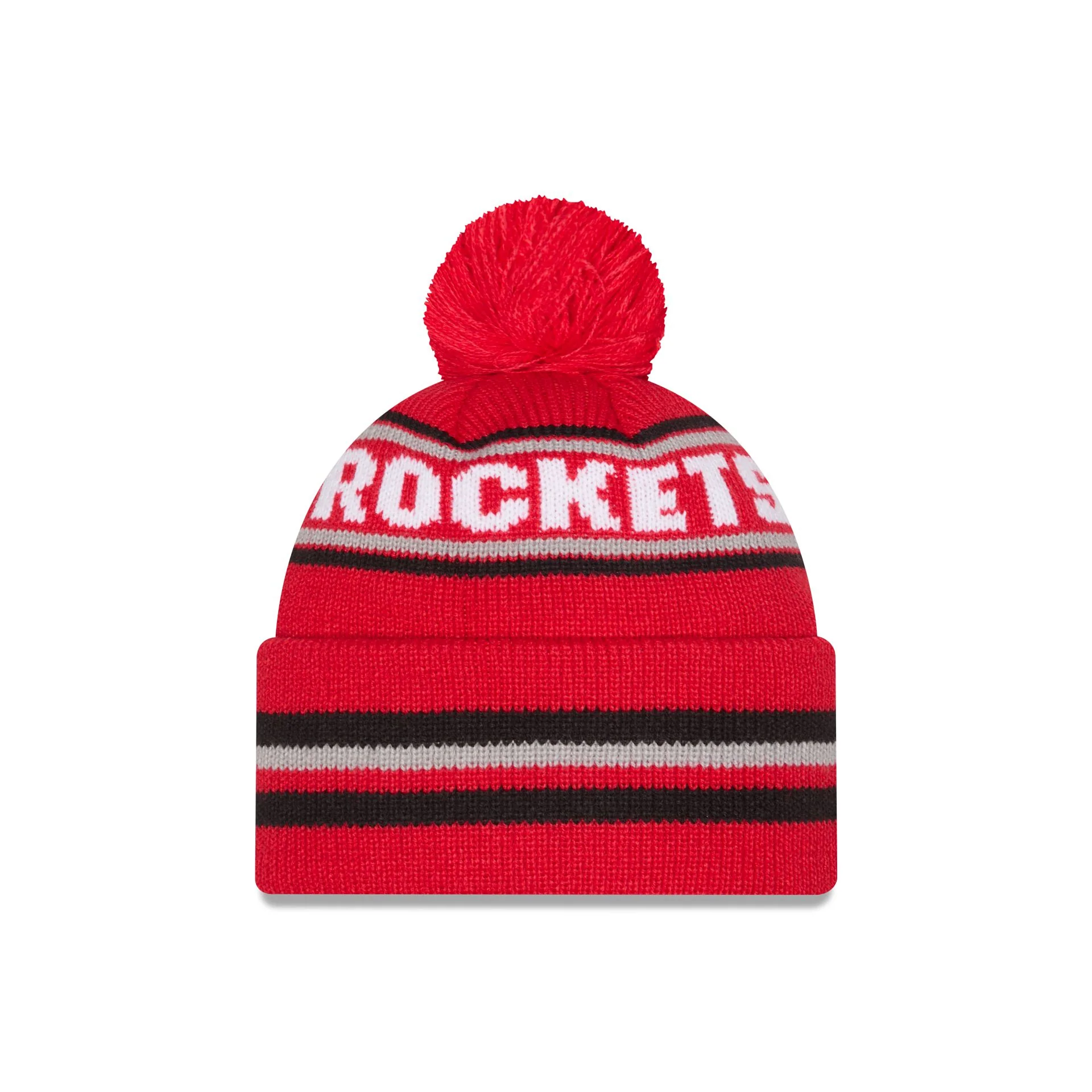 Houston Rockets Classic Pom Knit Hat - Image 3