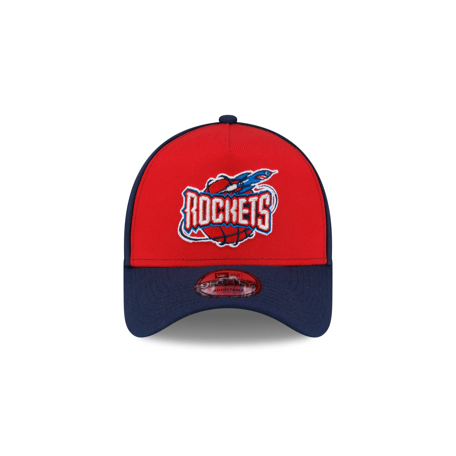 Houston Rockets Hardwood Classics 2000s 9FORTY A-Frame Snapback Hat - Image 2