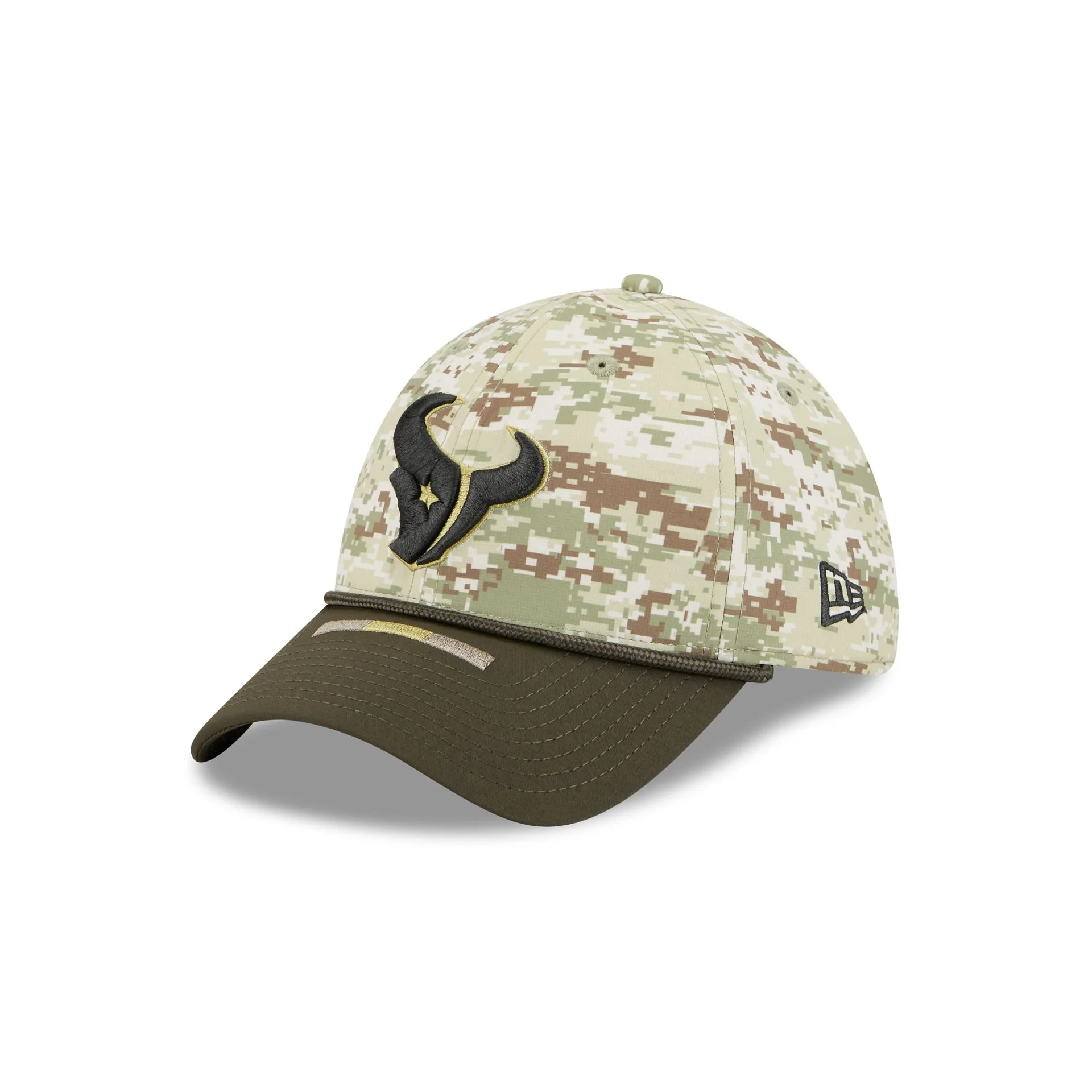 Houston Texans 2025 Salute to Service Digi Camo 39THIRTY Stretch Fit Hat - Image 3