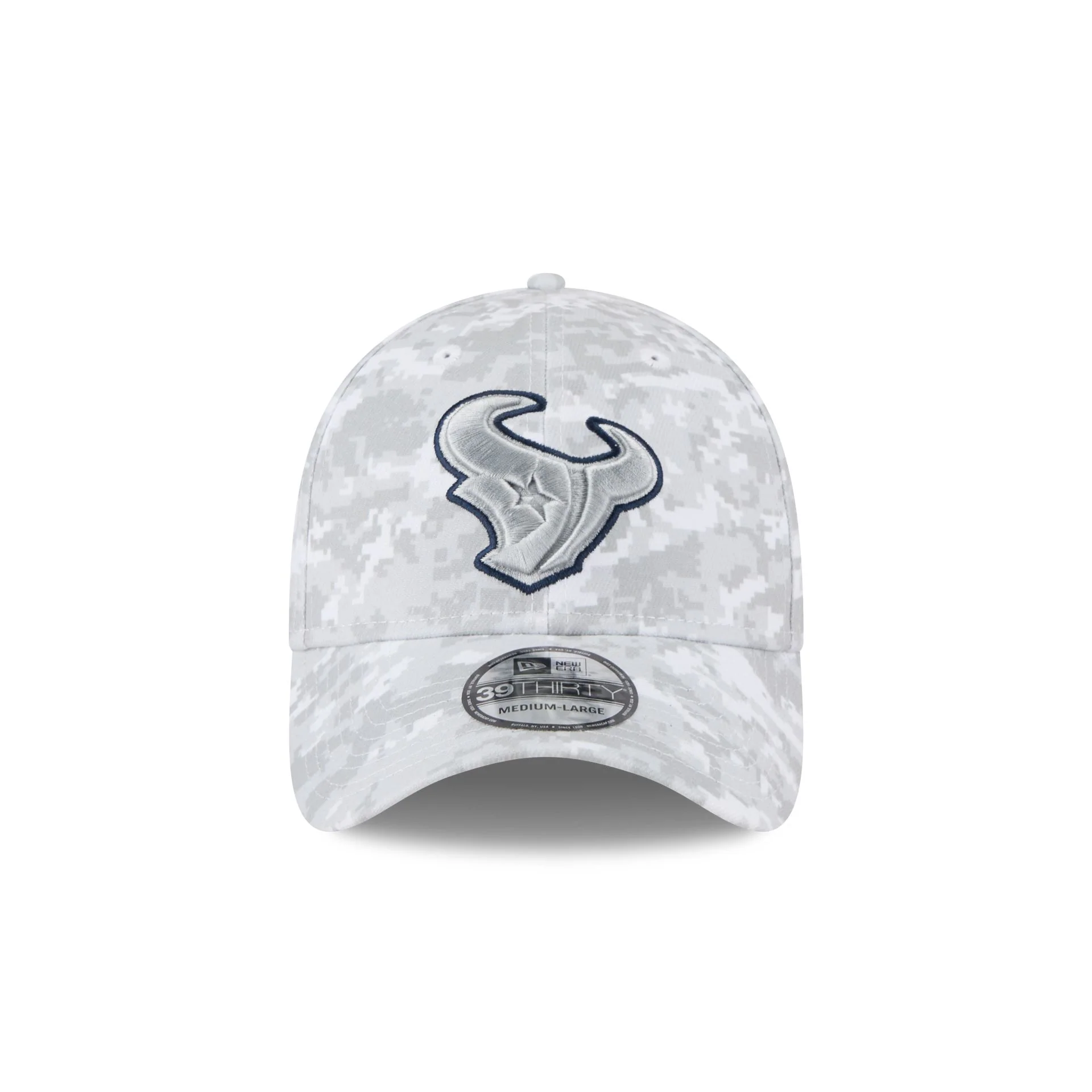 Houston Texans 2025 Salute to Service Fan Gear 39THIRTY Stretch Fit Hat - Image 2