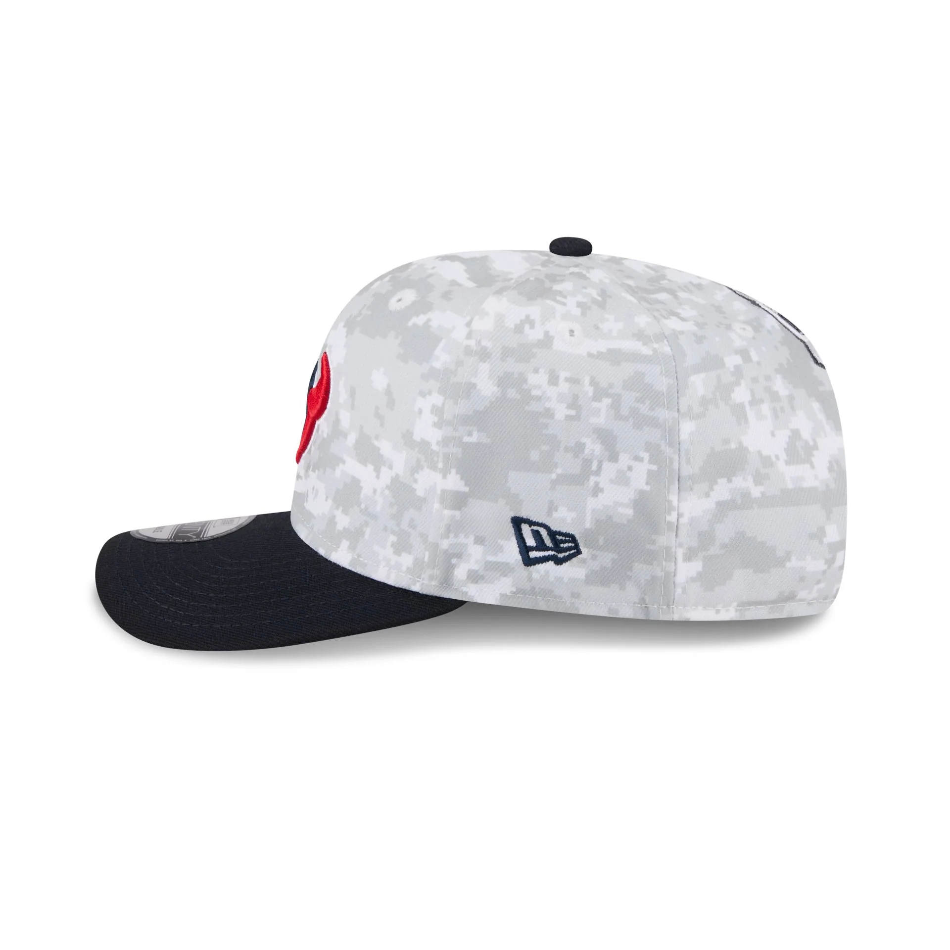 Houston Texans 2025 Salute to Service Fan Gear 9SEVENTY Stretch-Snap Hat - Image 5