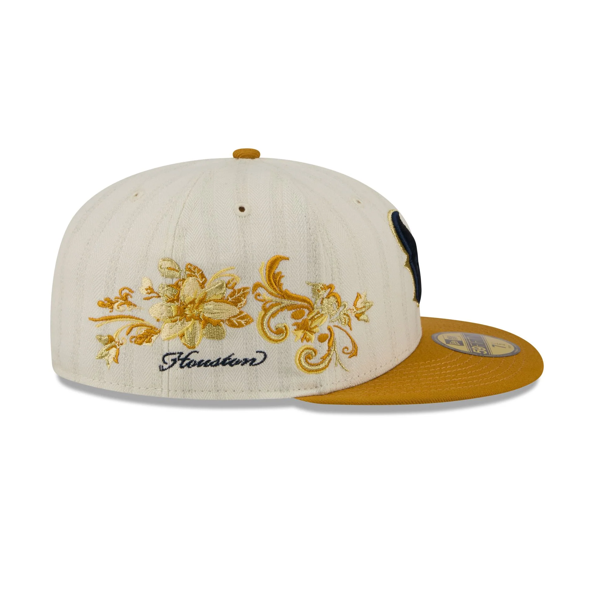 Houston Texans Chrome Herringbone 59FIFTY Fitted Hat - Image 4