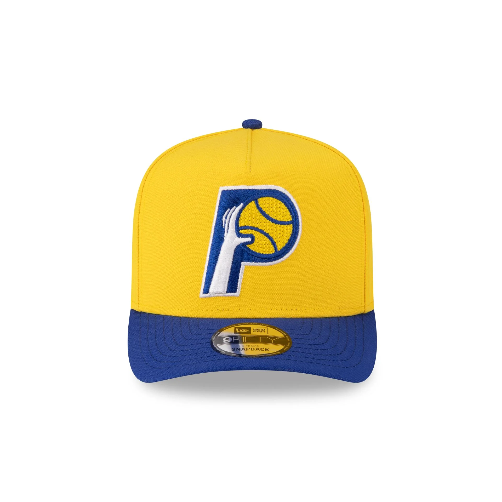 Indiana Pacers Hardwood Classics 80s Two Tone 9FIFTY A-Frame Snapback Hat - Image 2