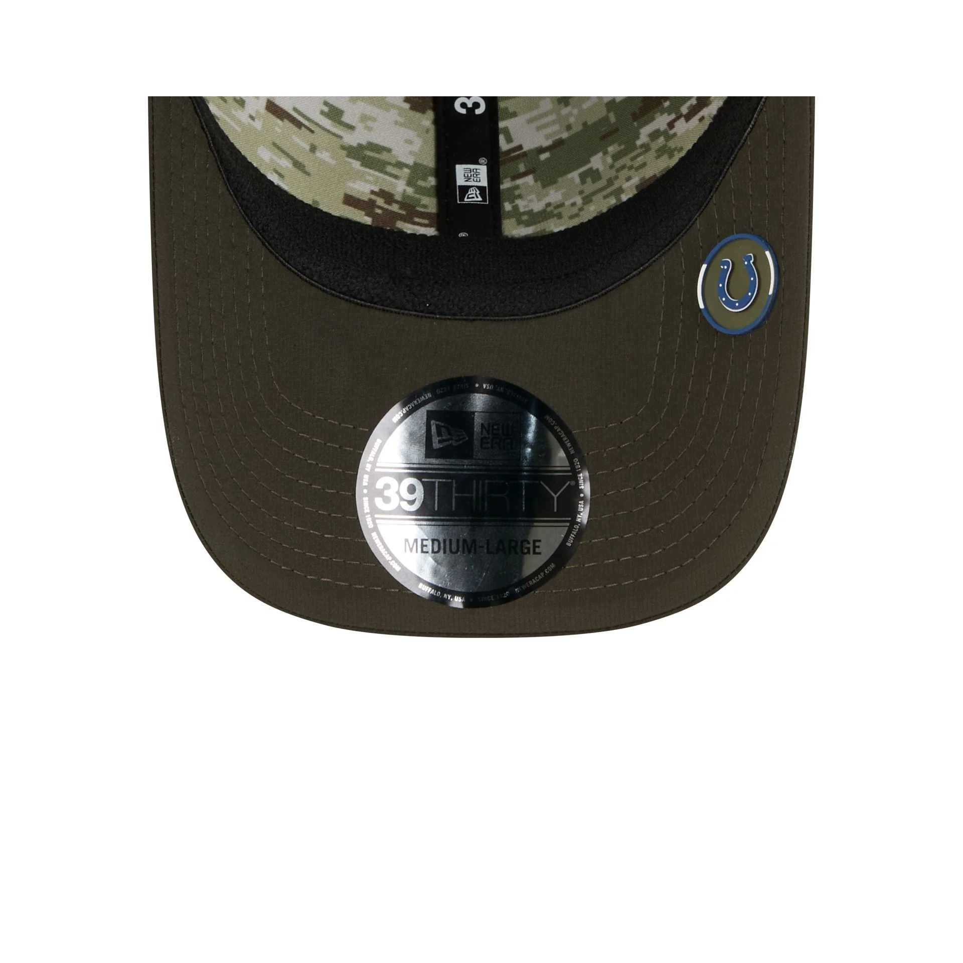 Indianapolis Colts 2025 Salute to Service 39THIRTY Stretch Fit Hat - Image 7