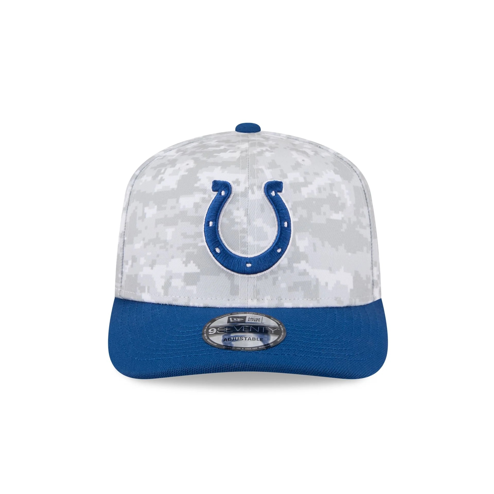 Indianapolis Colts 2025 Salute to Service Fan Gear 9SEVENTY Stretch-Snap Hat - Image 2